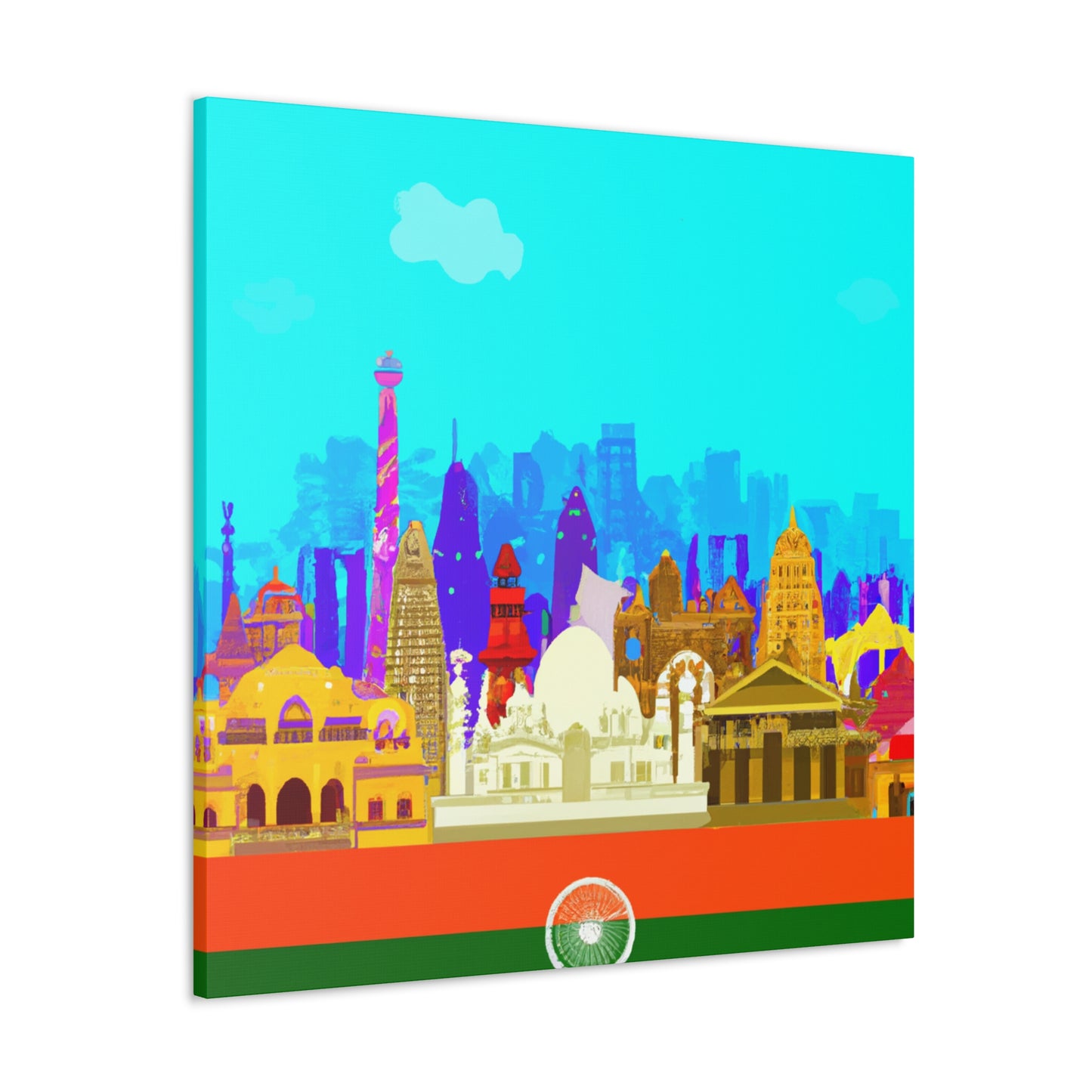 Vibrant Splendour - Destination India - Canvas