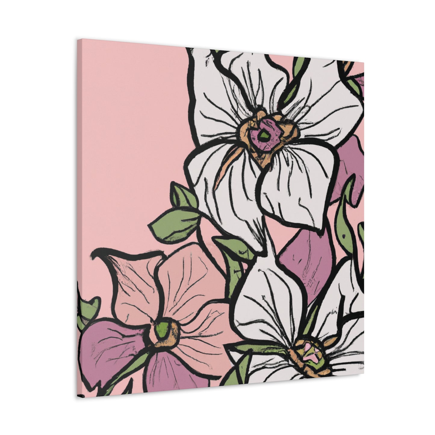 Blossomella - Floral - Canvas