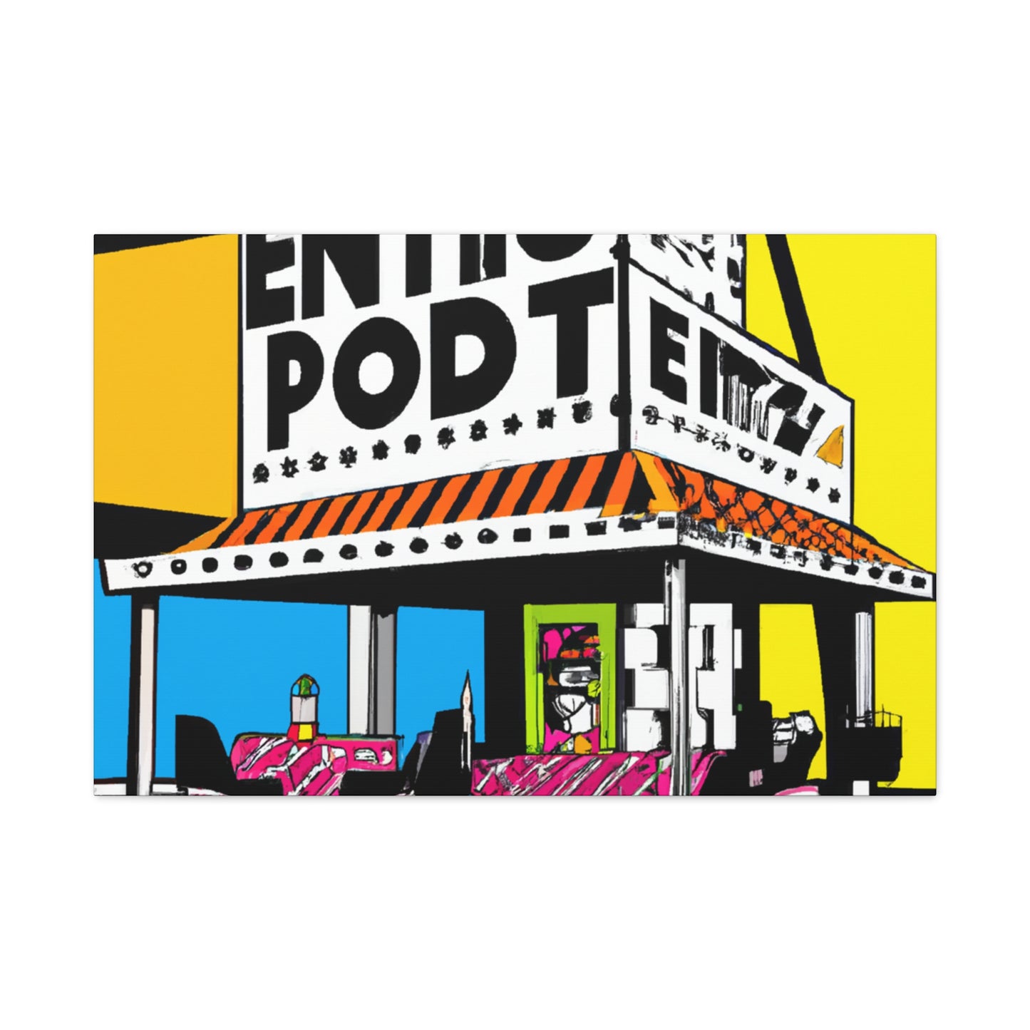 Carnival Bar - Canvas - Pop Art