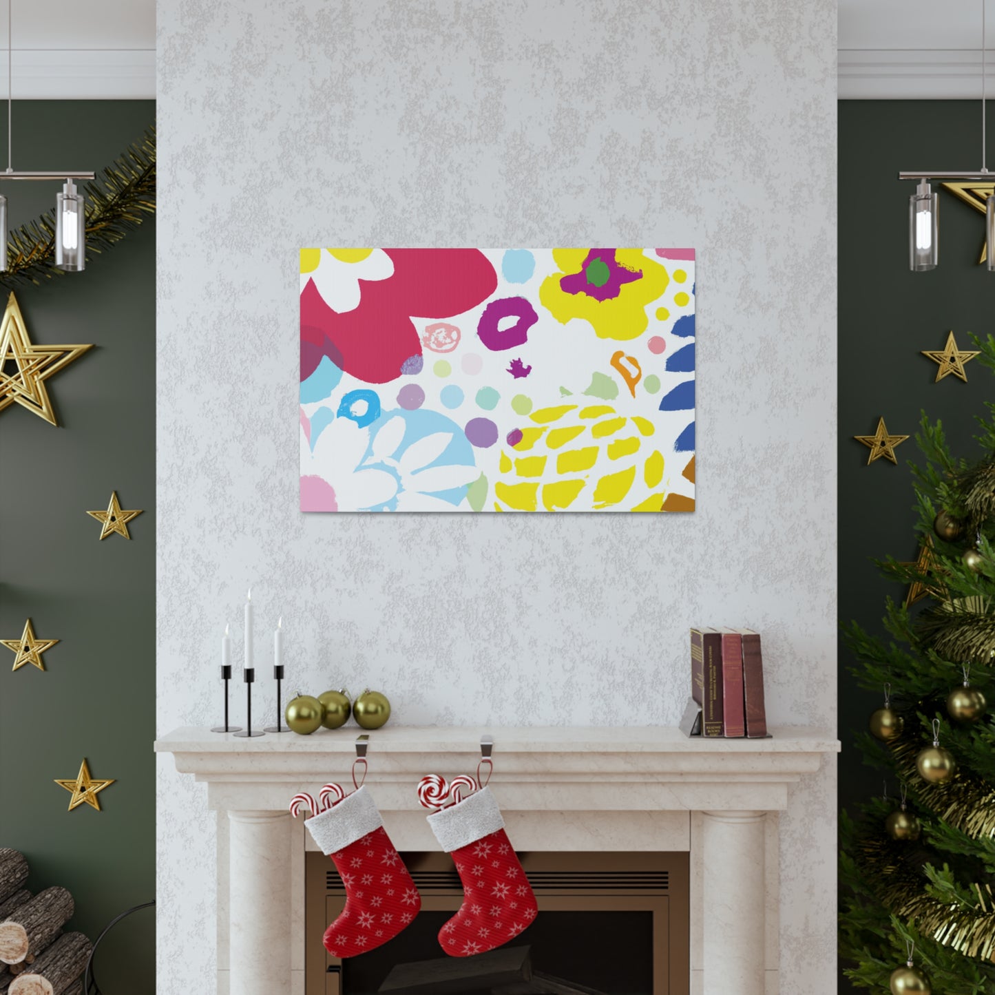 "The Blooming Garden of Glory" - Floral Canvas