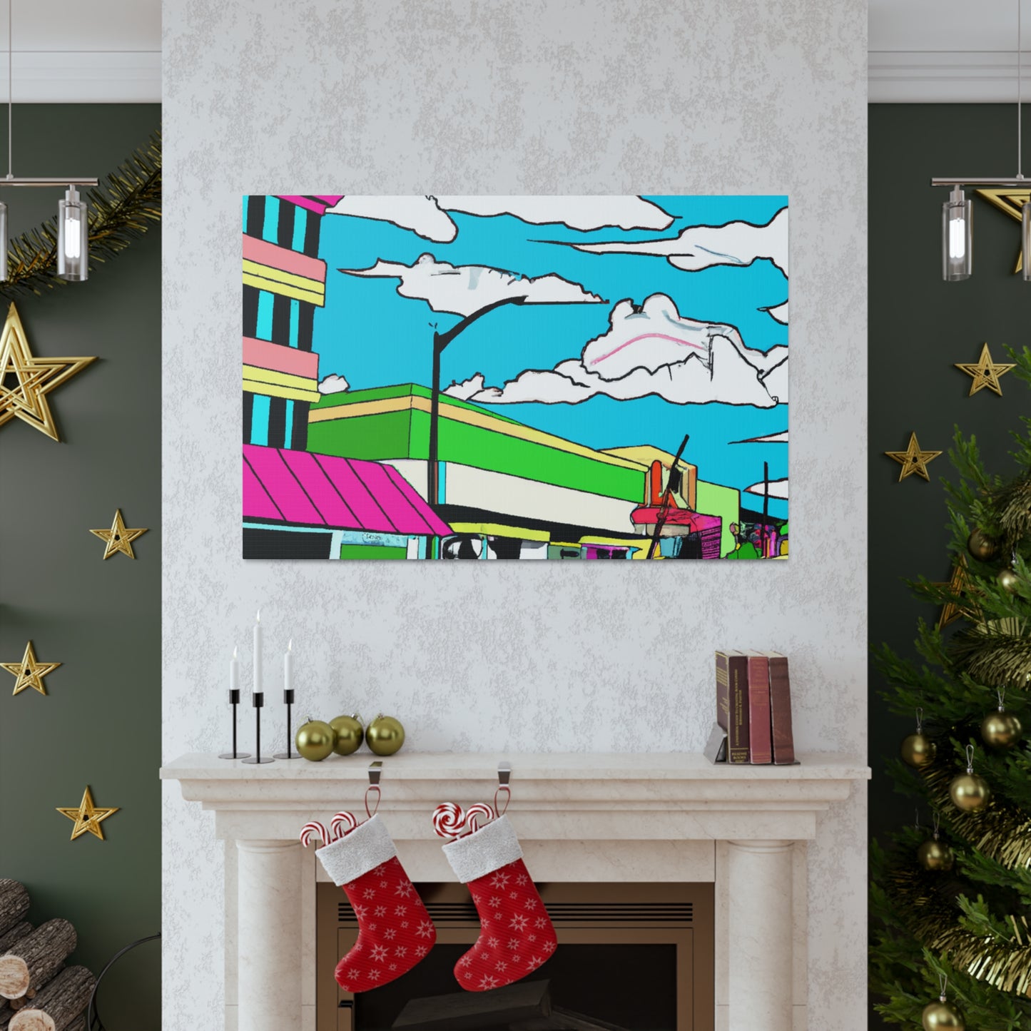 Sky View Way - Pop Art Canvas