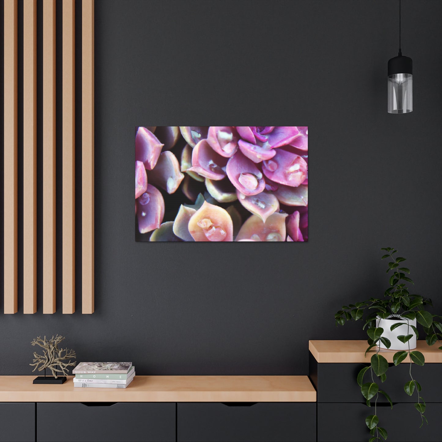 Garden of Splendor. - Canvas - Succulent