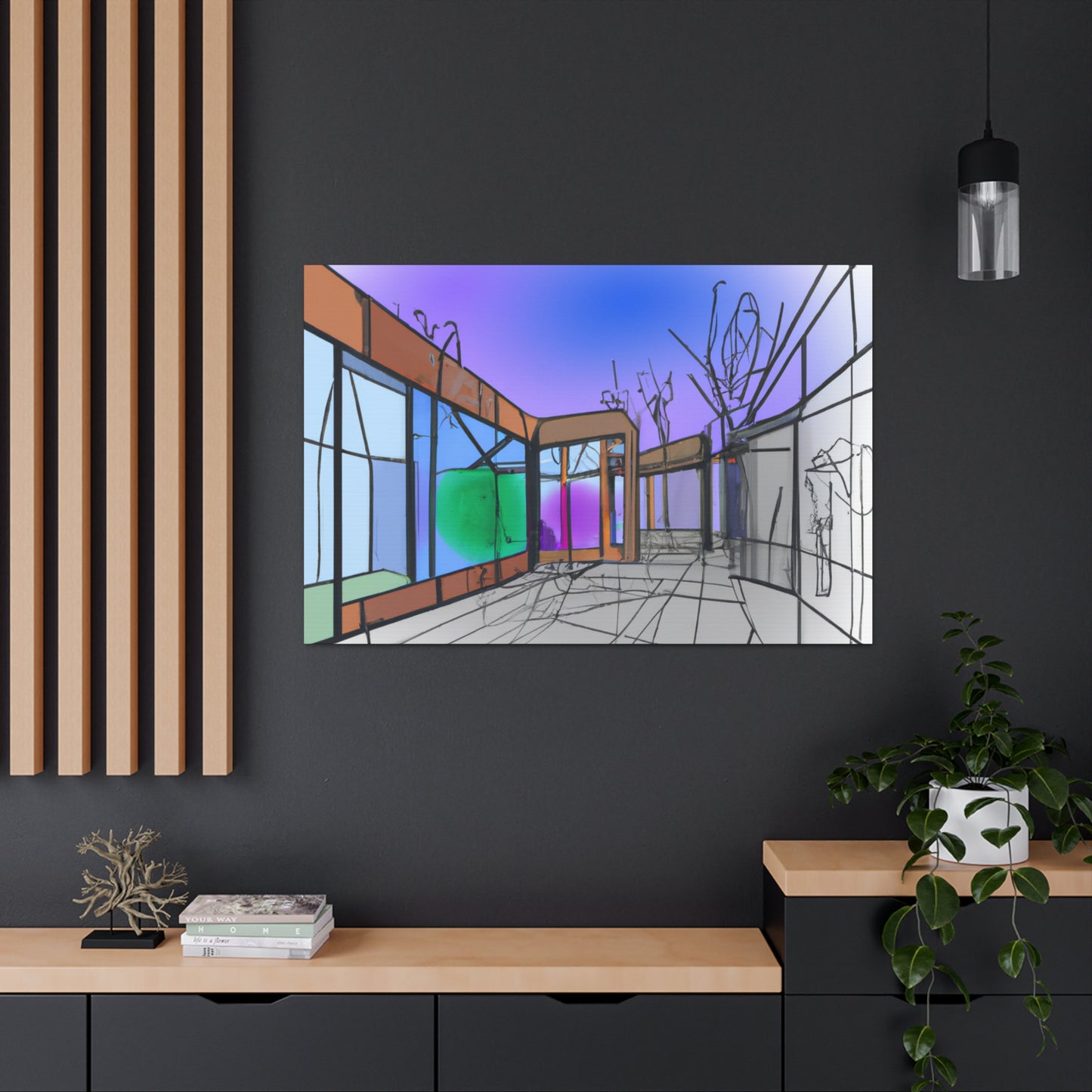 Even Of Winter - Canvas - Architectural
