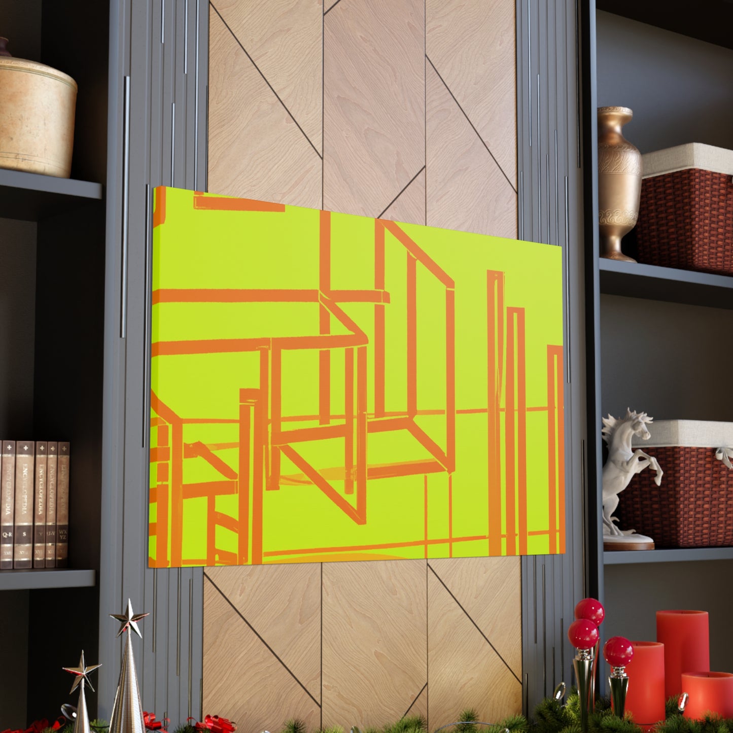 Neon Structure - Canvas - Architectural