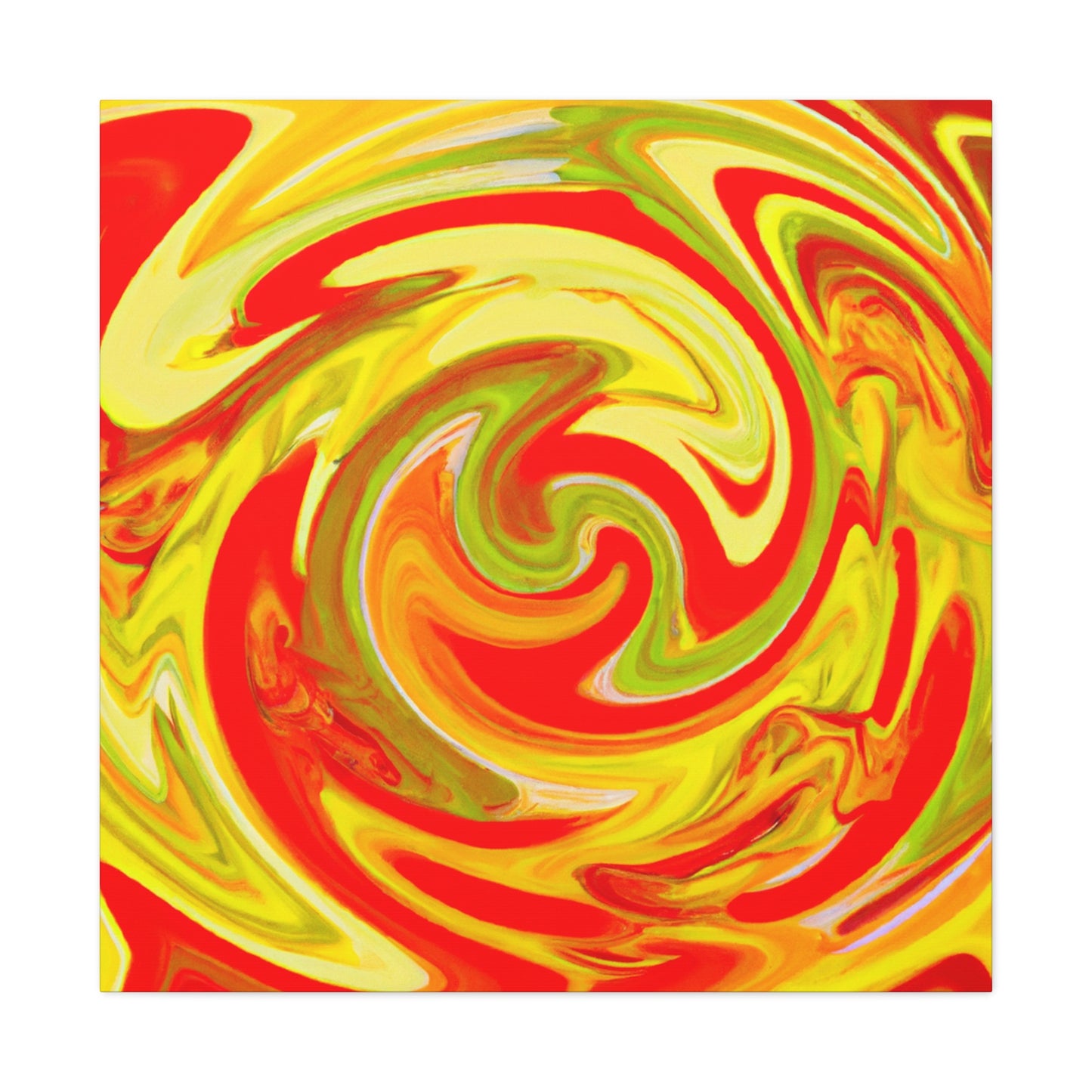 Oceanic Peacock - Abstract - Canvas