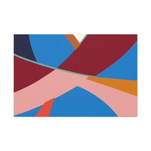 Atoms of Blooms - Midcentury - Canvas