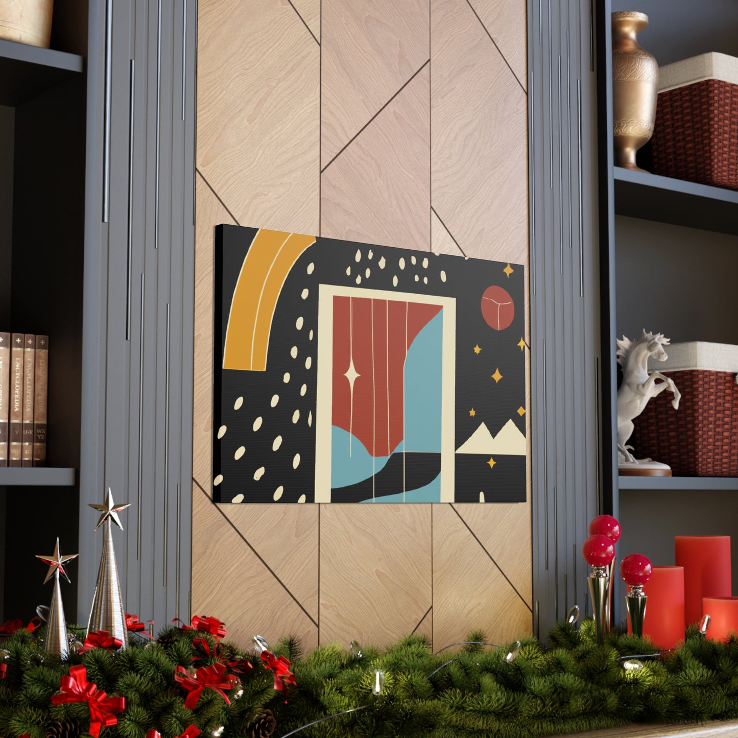 Honey Entry - Midcentury Canvas