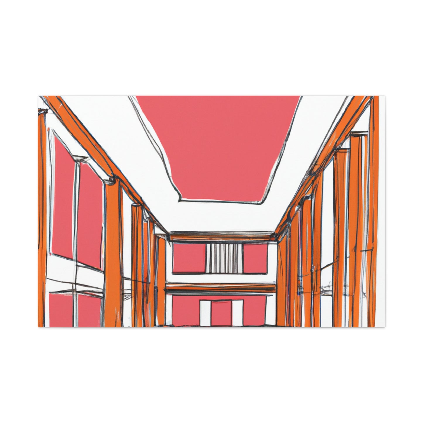 Claudine de Montport - Canvas - Architectural
