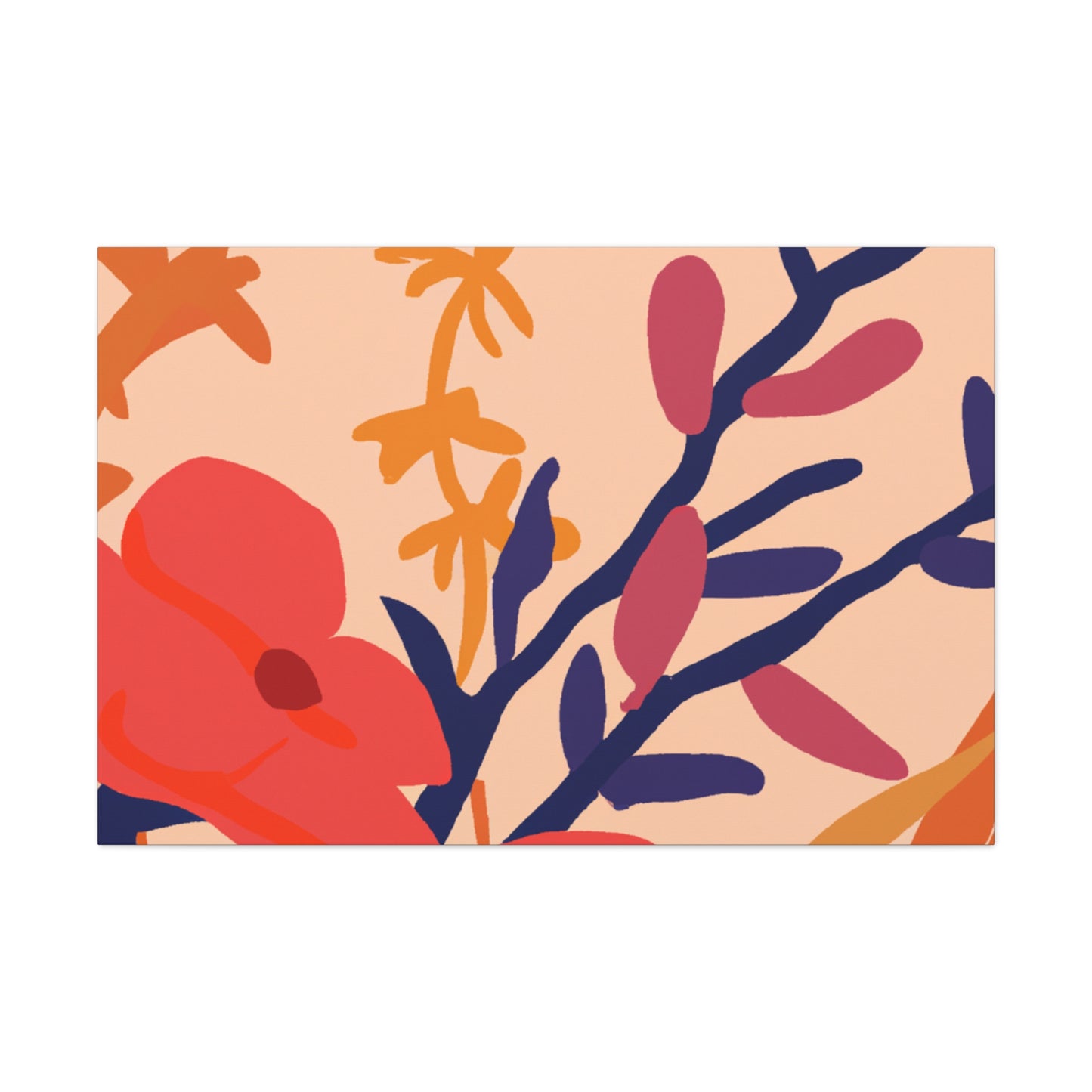 Camellia - Floral - Canvas