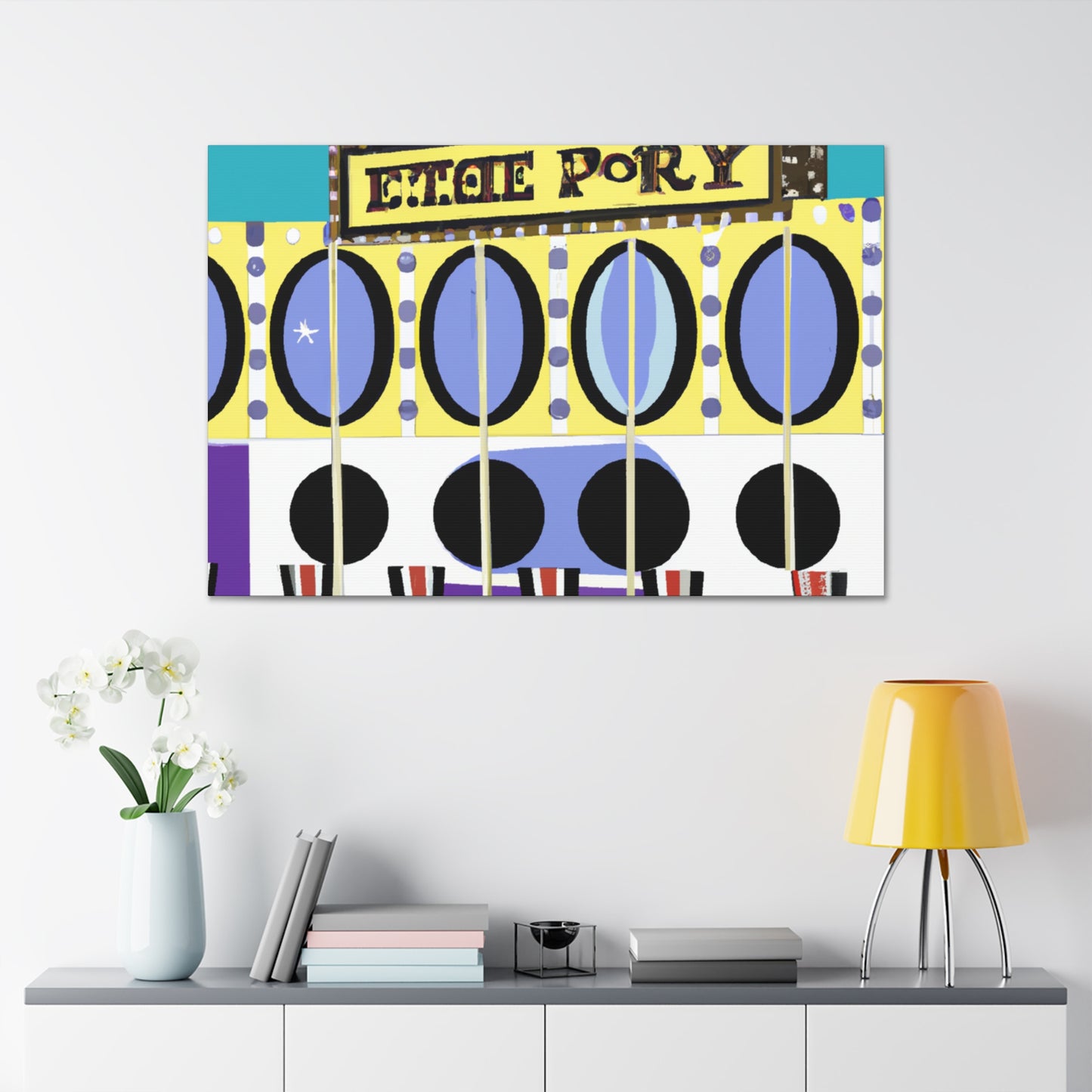 Kwik-Peep Mirror Shop. - Canvas - Pop Art