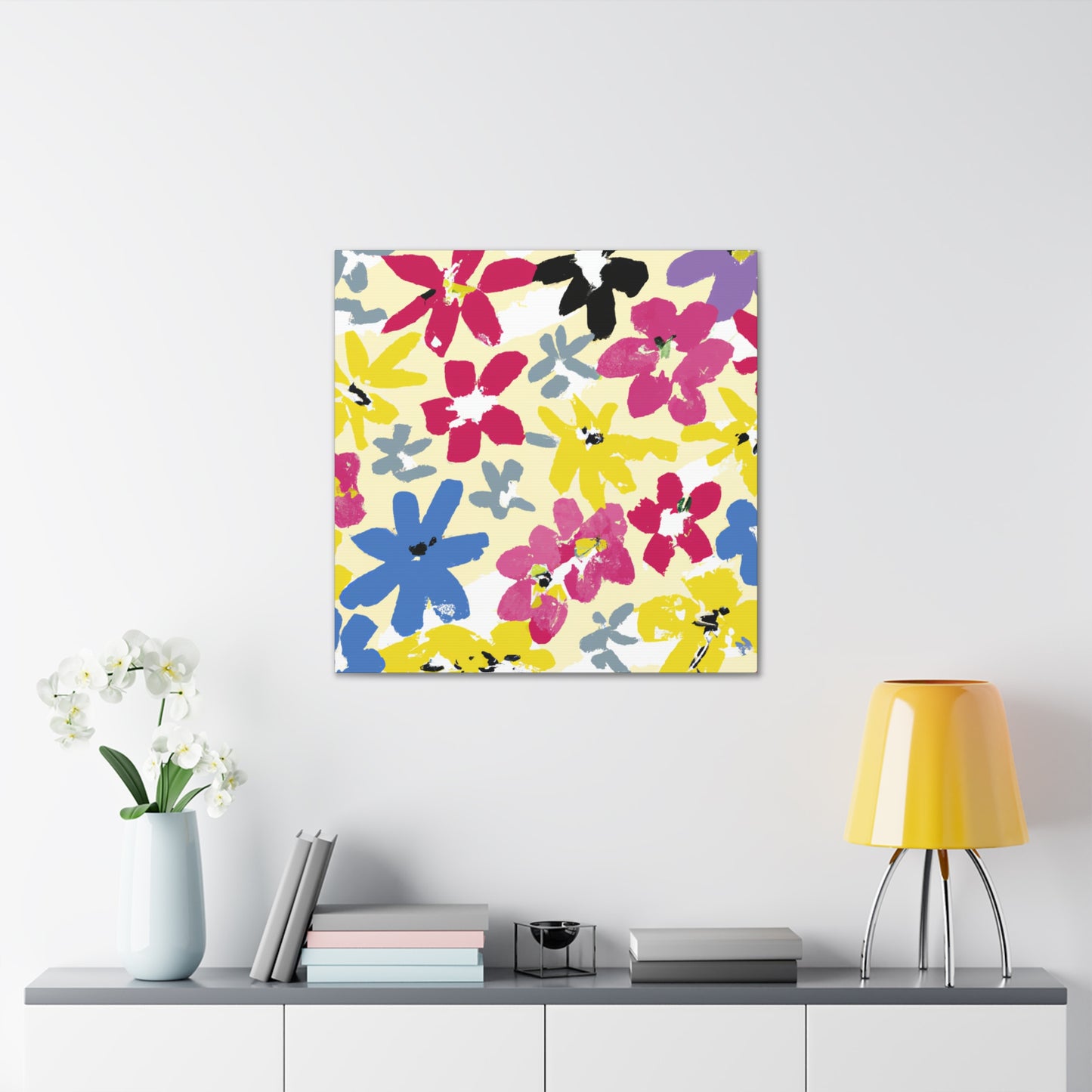 "Seeded with Love" - Floral Canvas