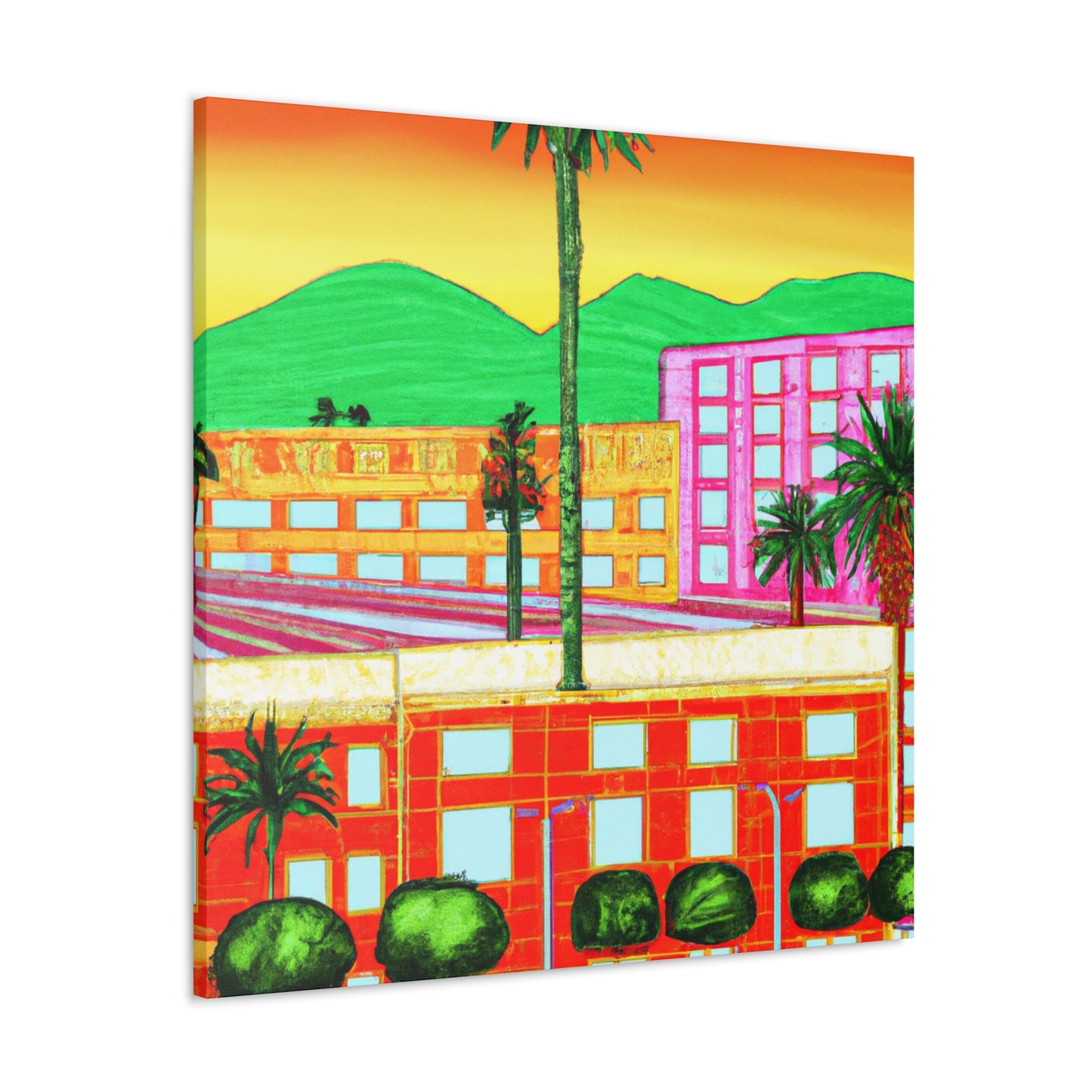 Sahara Splendor - Architectural - Canvas
