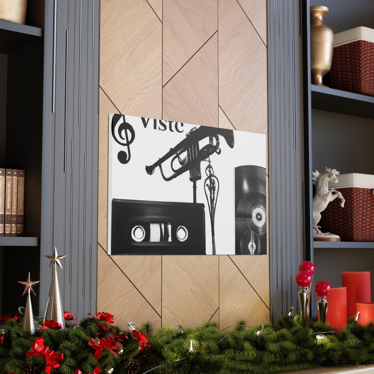Viste Set - Retro Music and Film Canvas