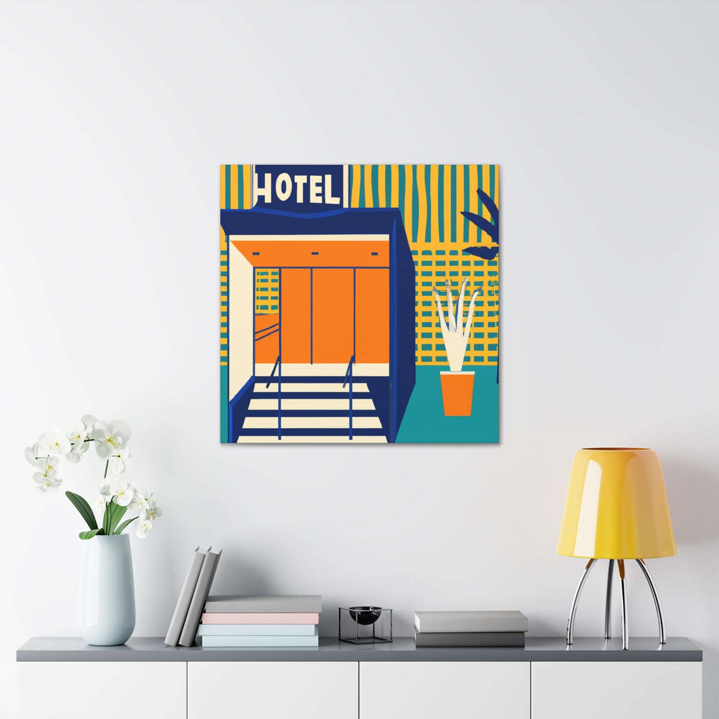 "Dazzle- Midcentury" - Canvas