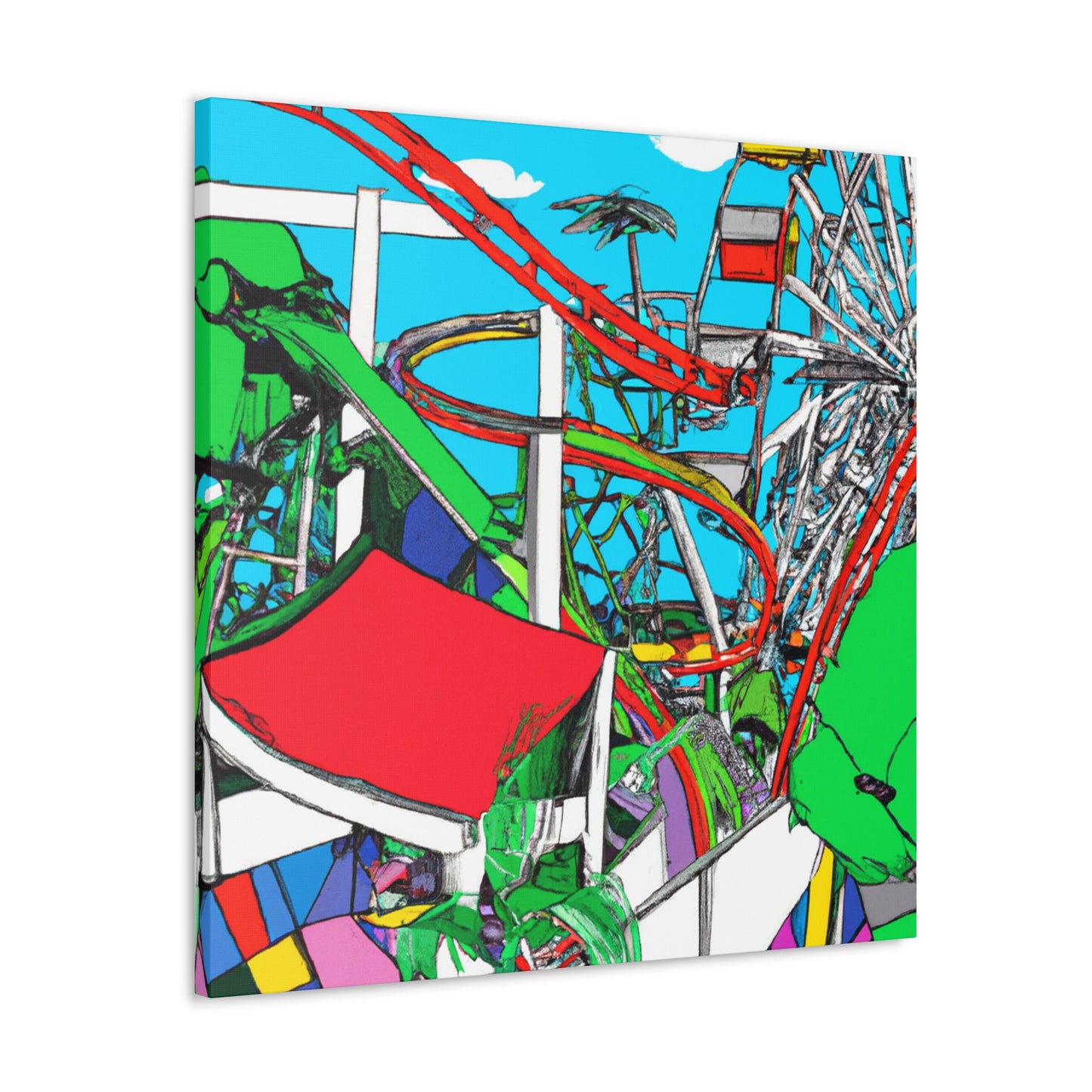 Arcadia Splashes - Amusement - Canvas