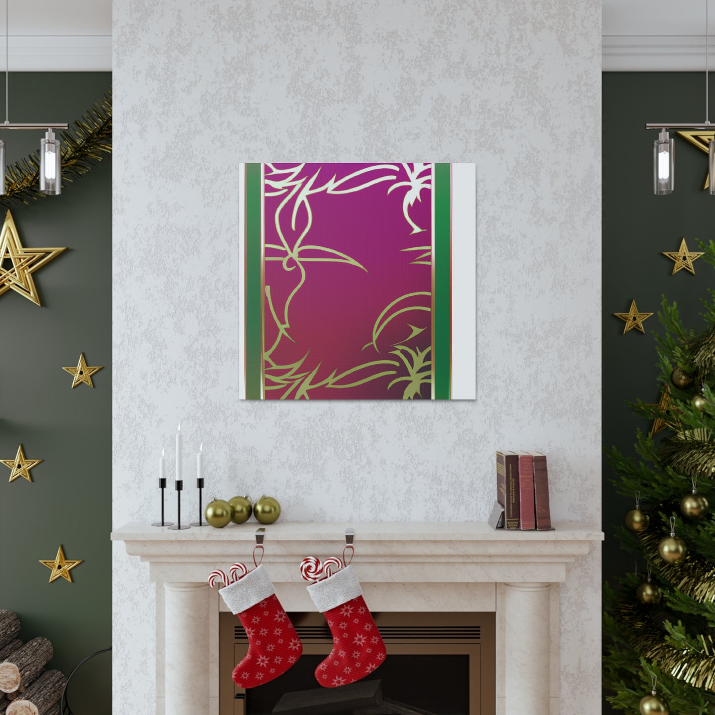 Pink Panel - Glass Canvas