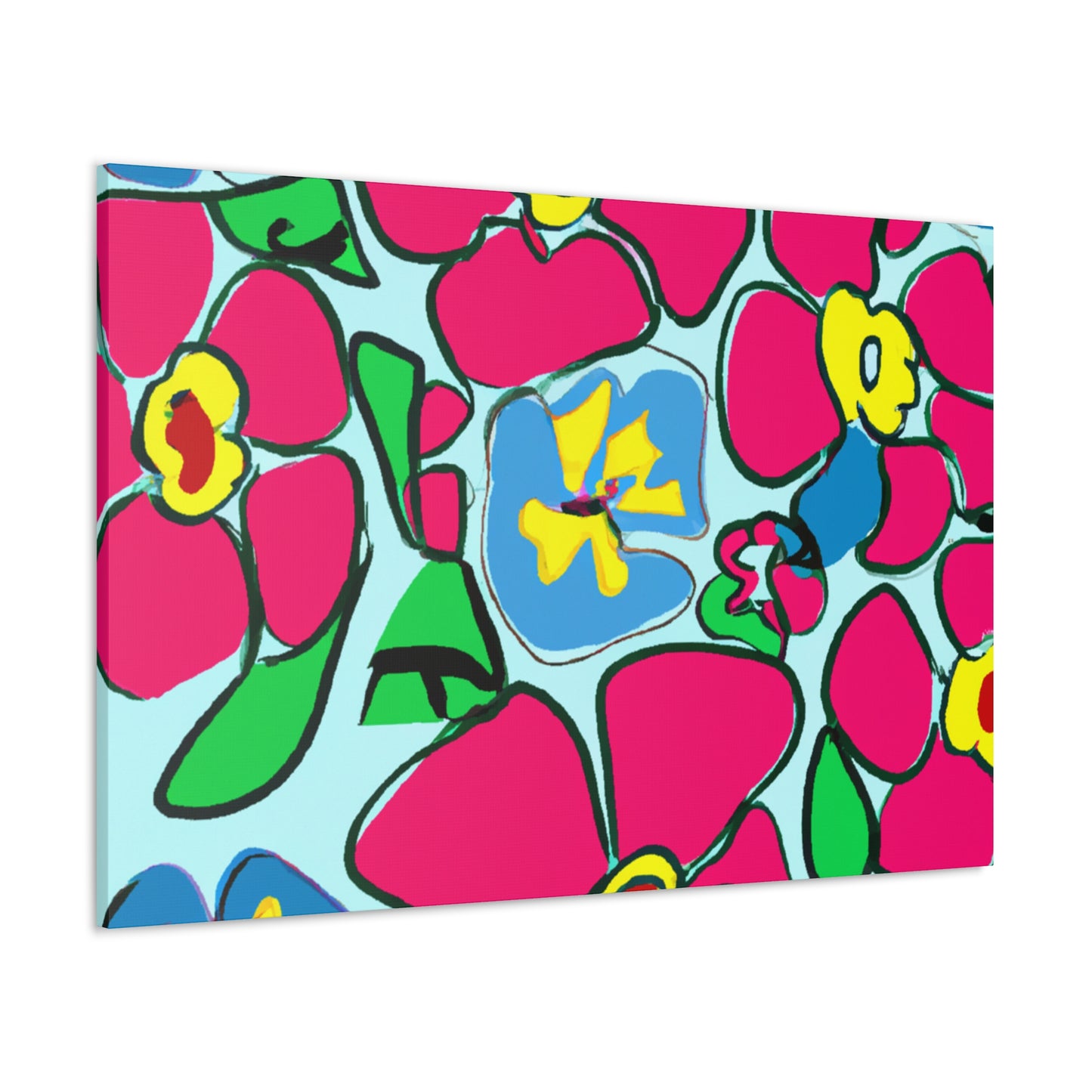 Rainbowdance - Floral - Canvas