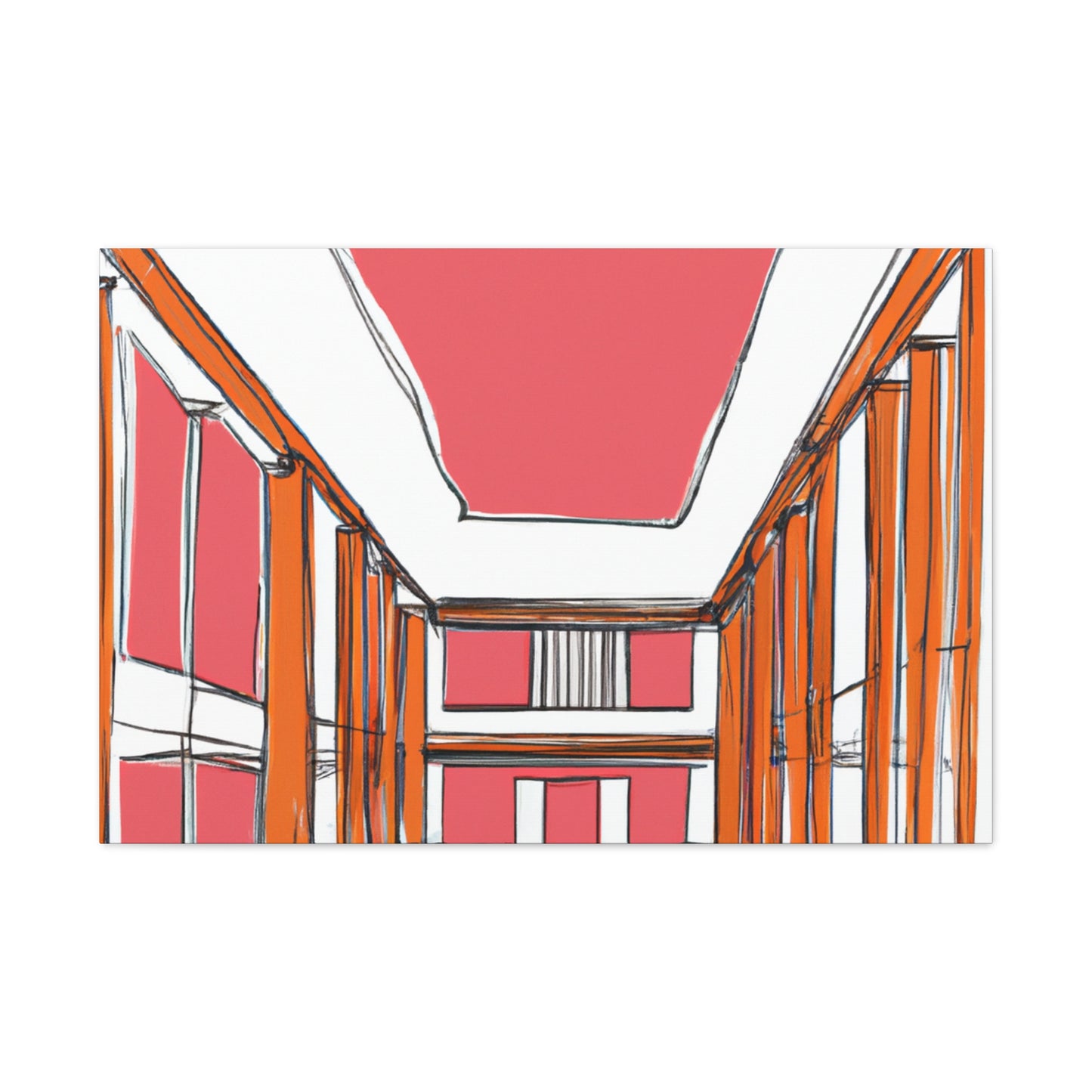 Claudine de Montport - Canvas - Architectural