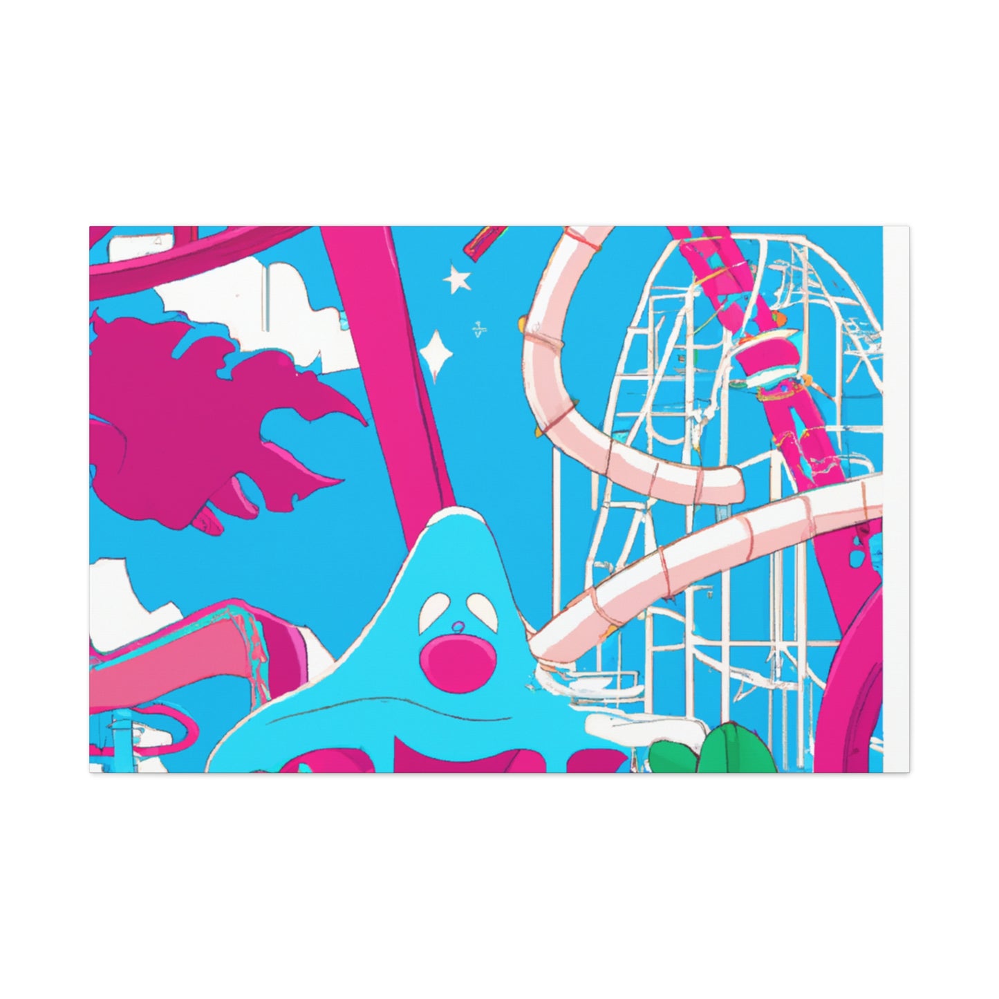 Palm Paradiso - Landscape - Amusement - Canvas