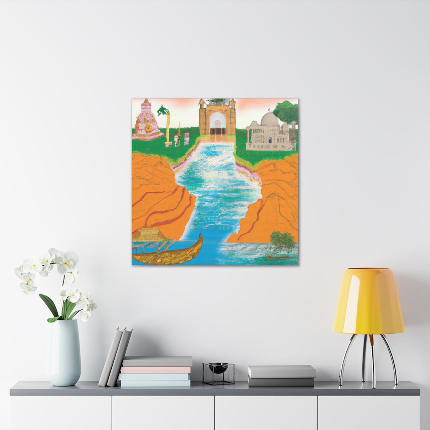 Vibrant Varanasi - Destination India - Canvas