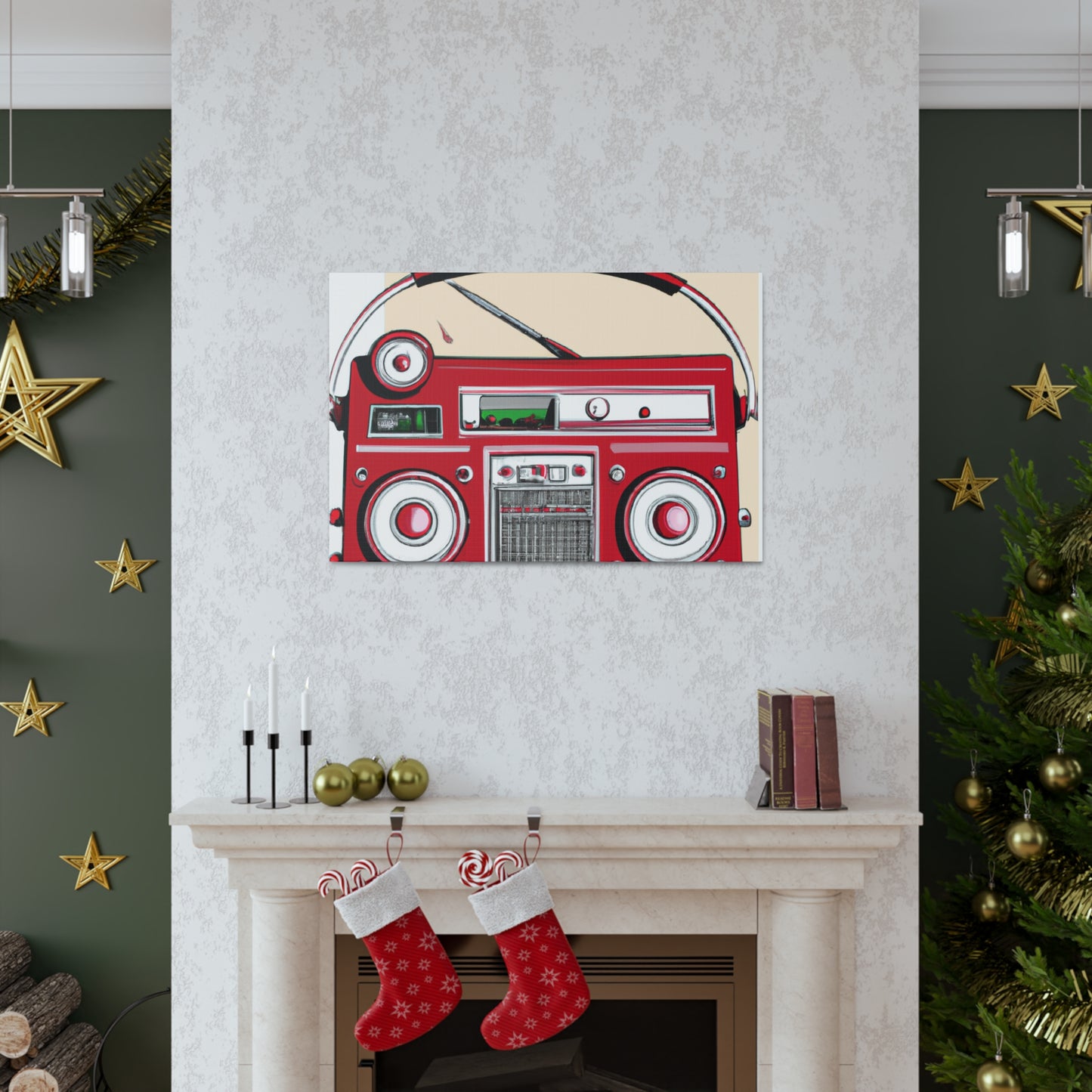 The Box - Retro Music and Film Canvas