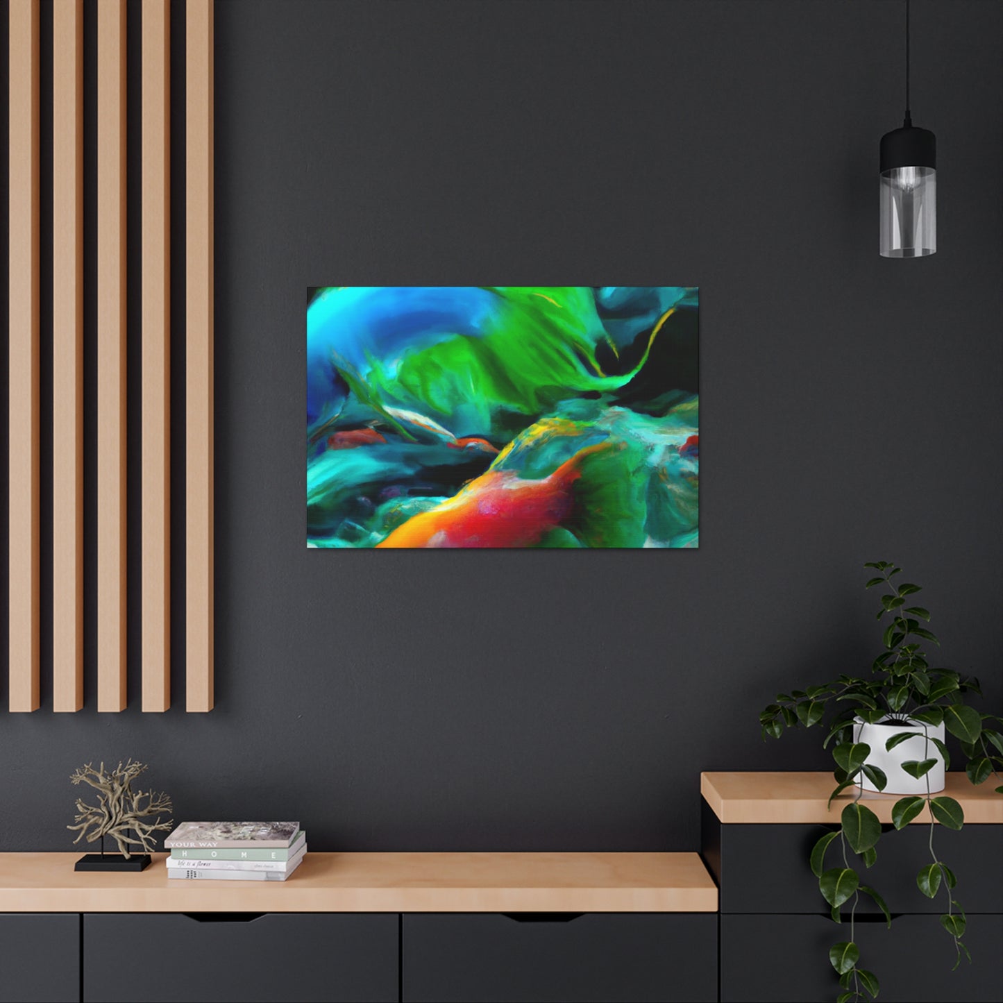 "Cresting Waves" - Underwater Canvas