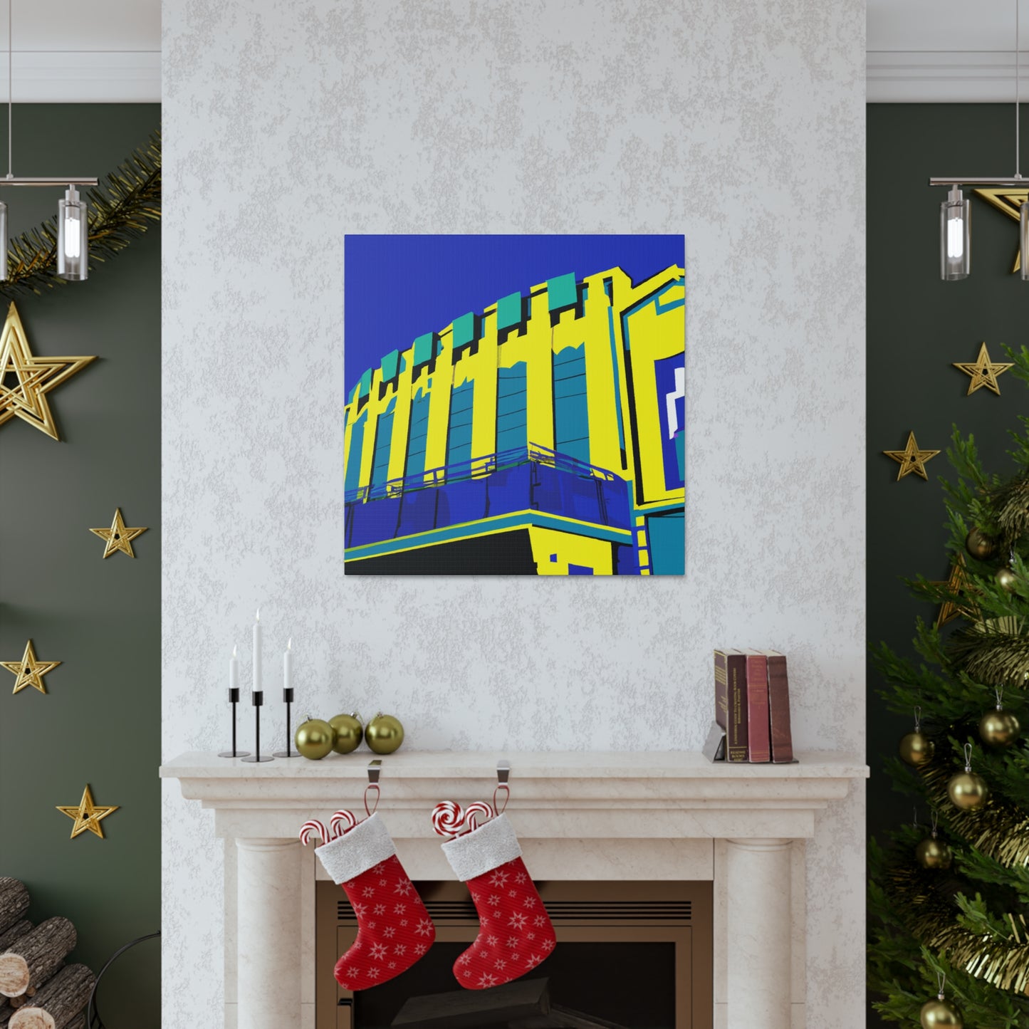 Moolah's Family Funplex - Architectural Canvas Pop Art