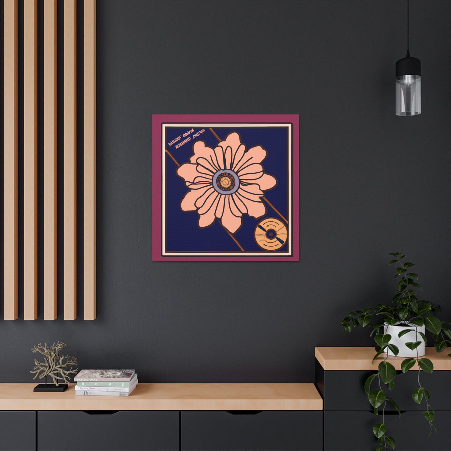 Smiling Bandicoot. - Floral Canvas