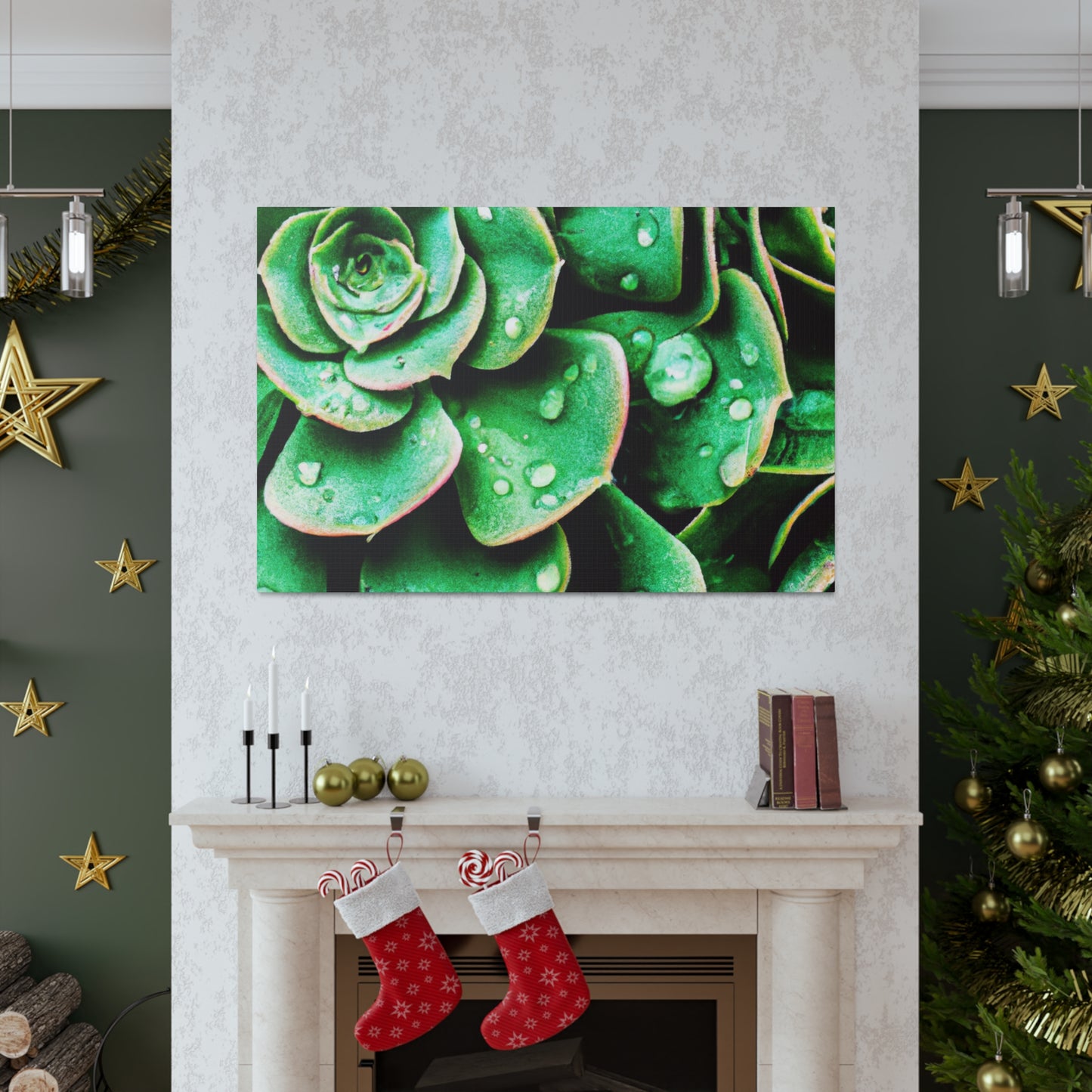 "Garden Splendor" - Canvas - Succulent