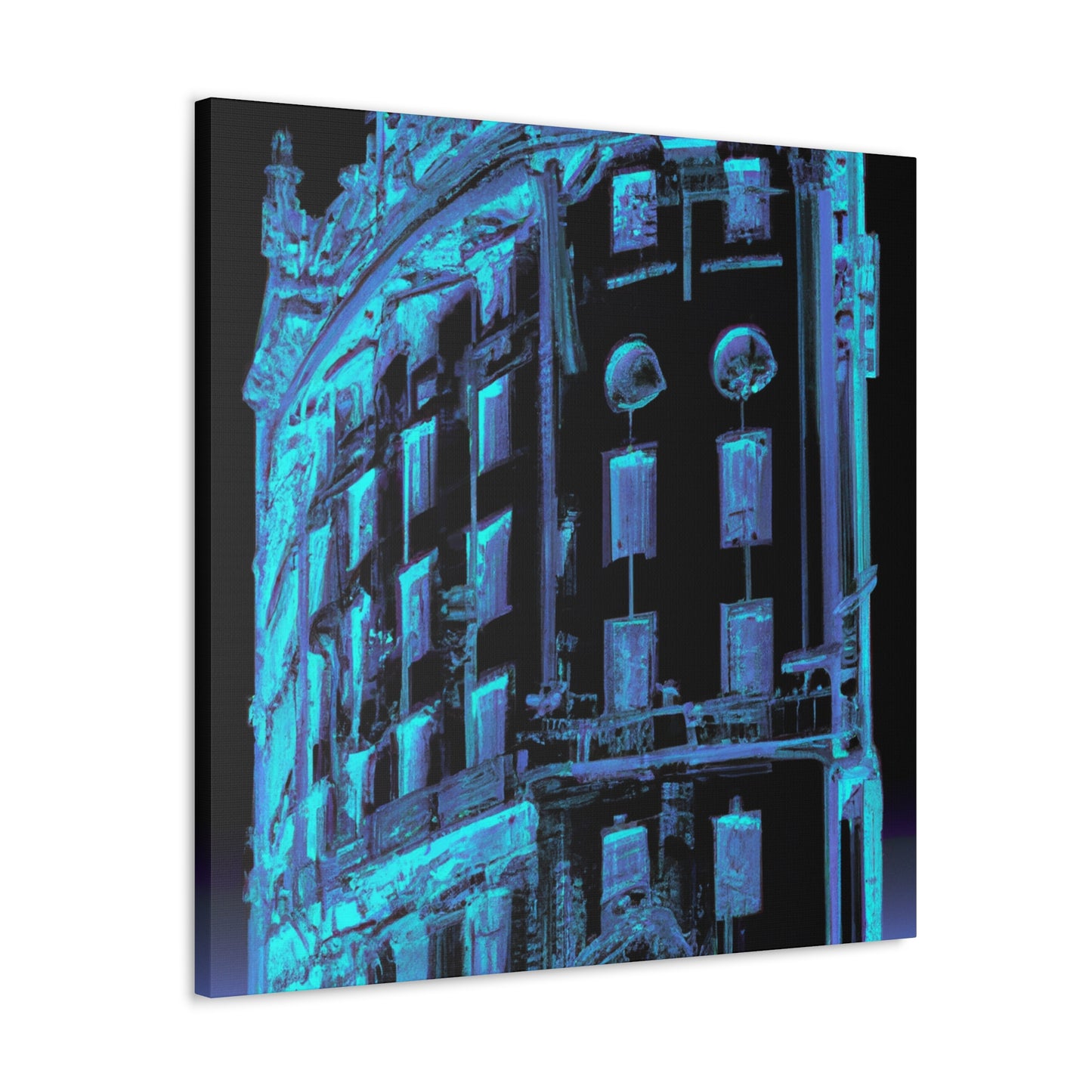 "The Gilded Futurism of the Art Deco Cityscape." - Canvas