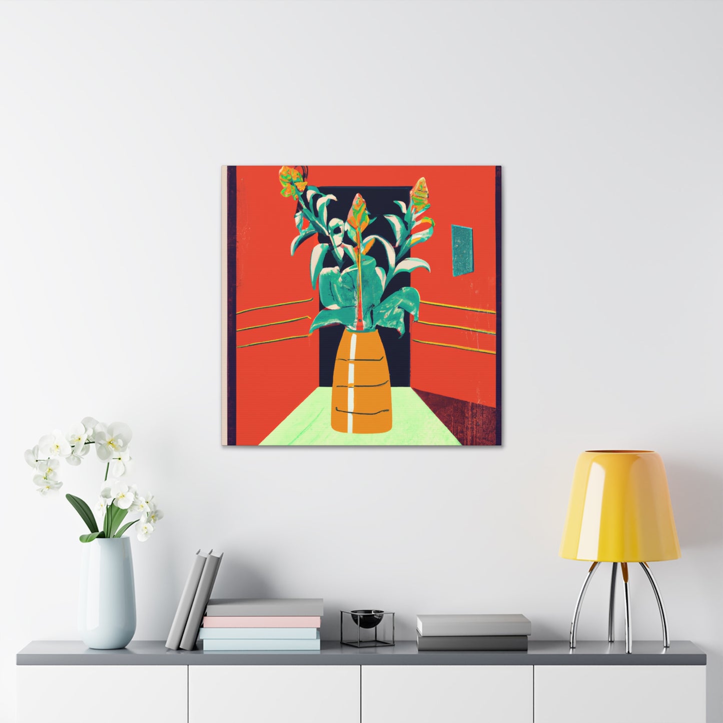 Cheetah-Sparkle - Midcentury Canvas