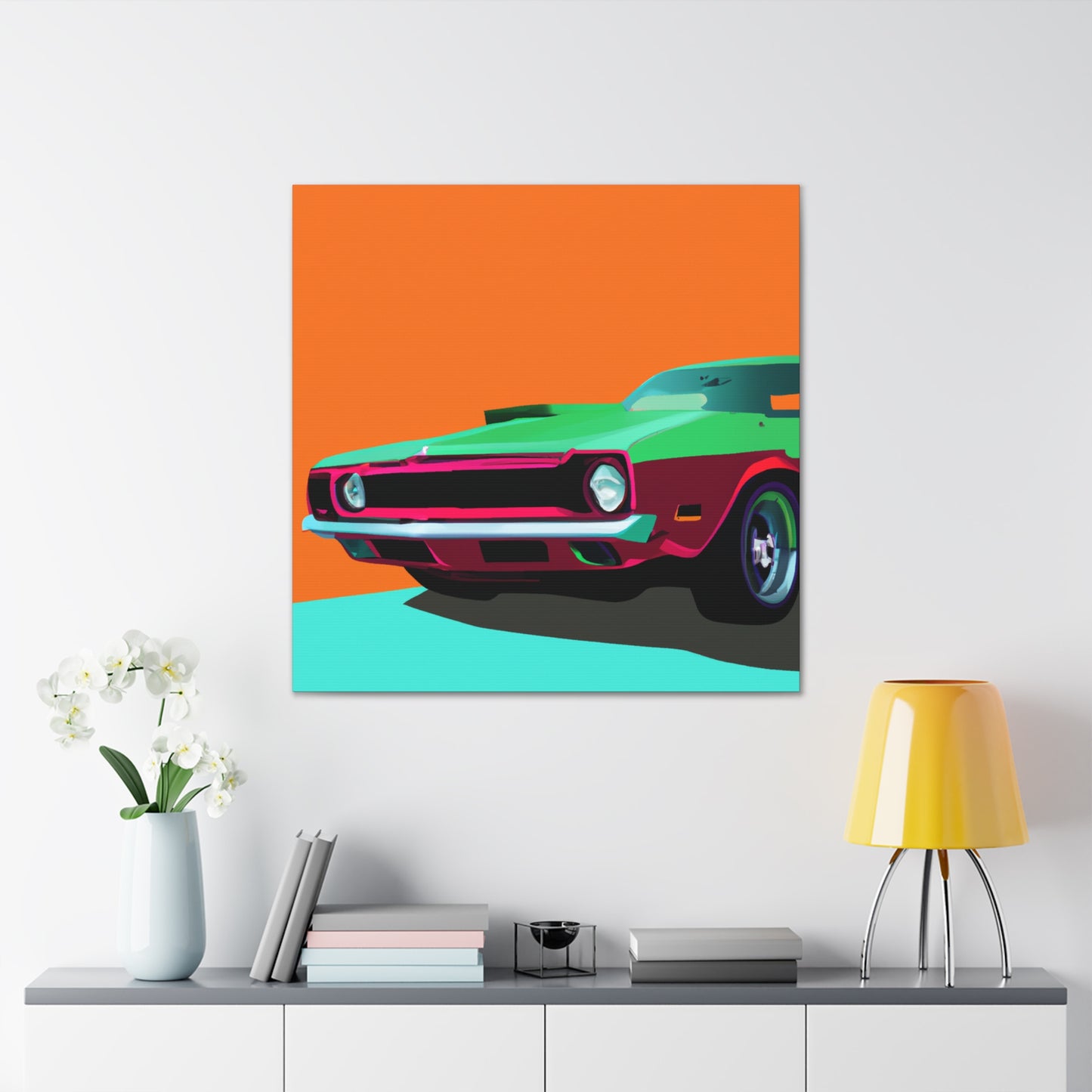 Flyin' Jalopy - Automobile - Canvas