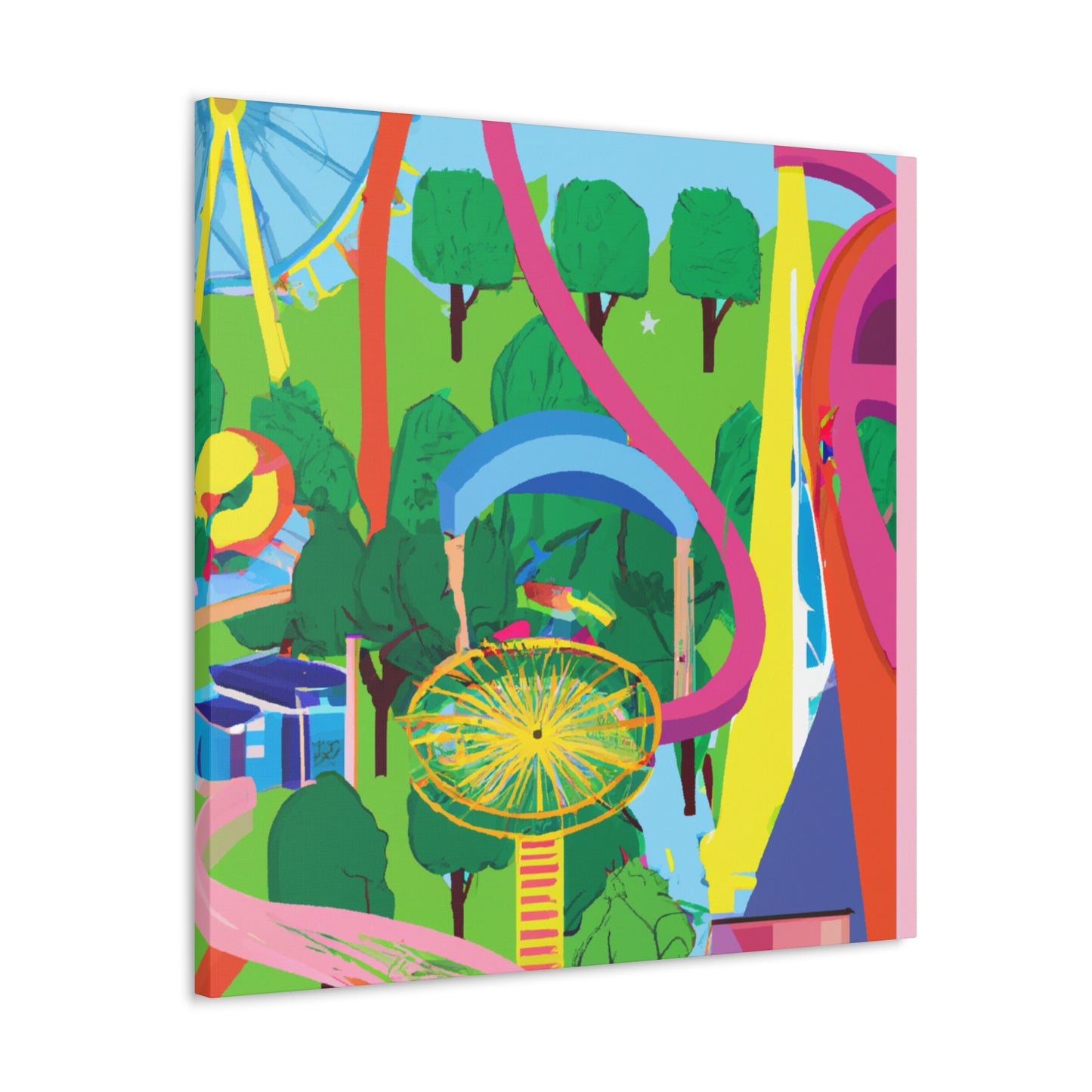 Sunny Bloom-Landscape - Canvas