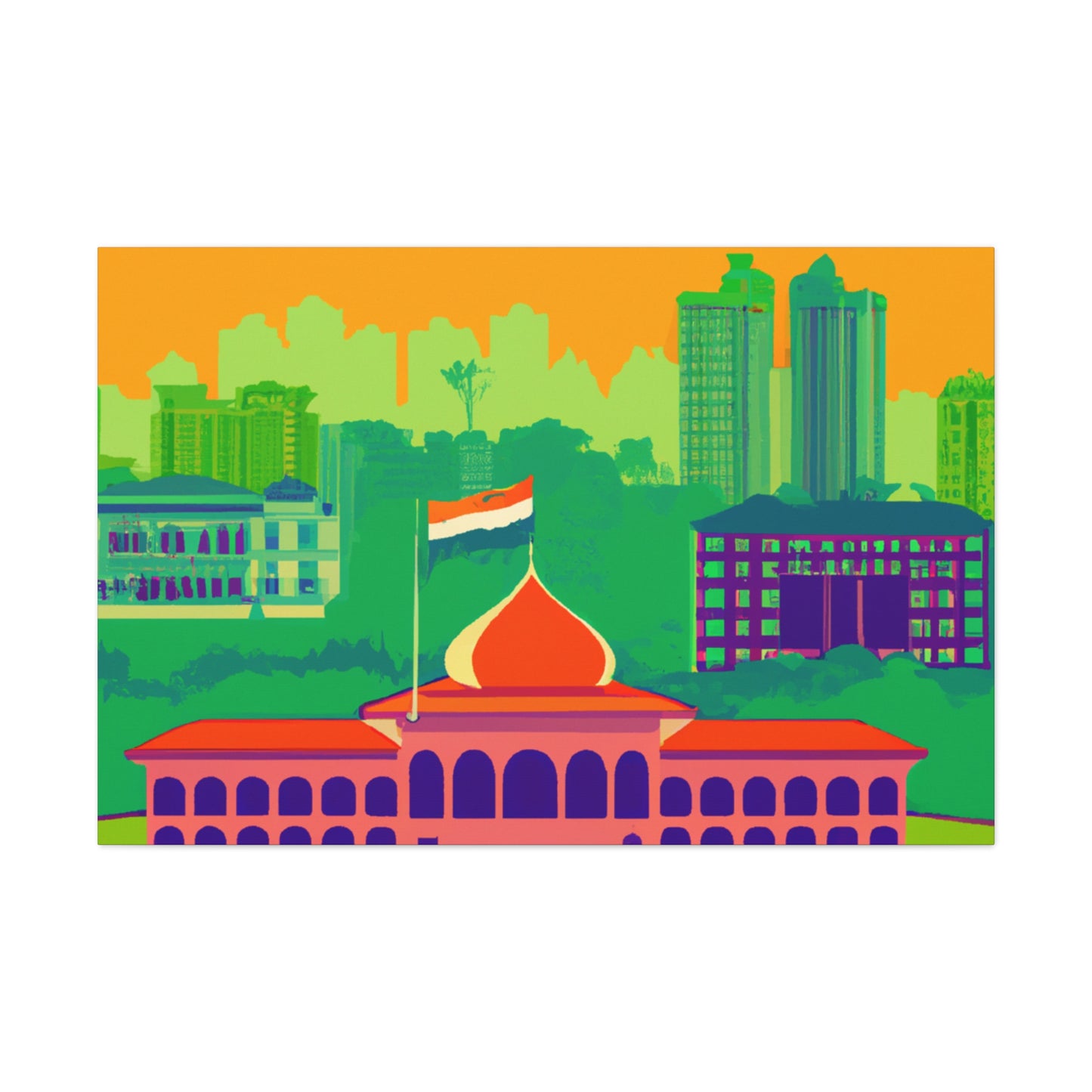 India-O-Destination India - Canvas