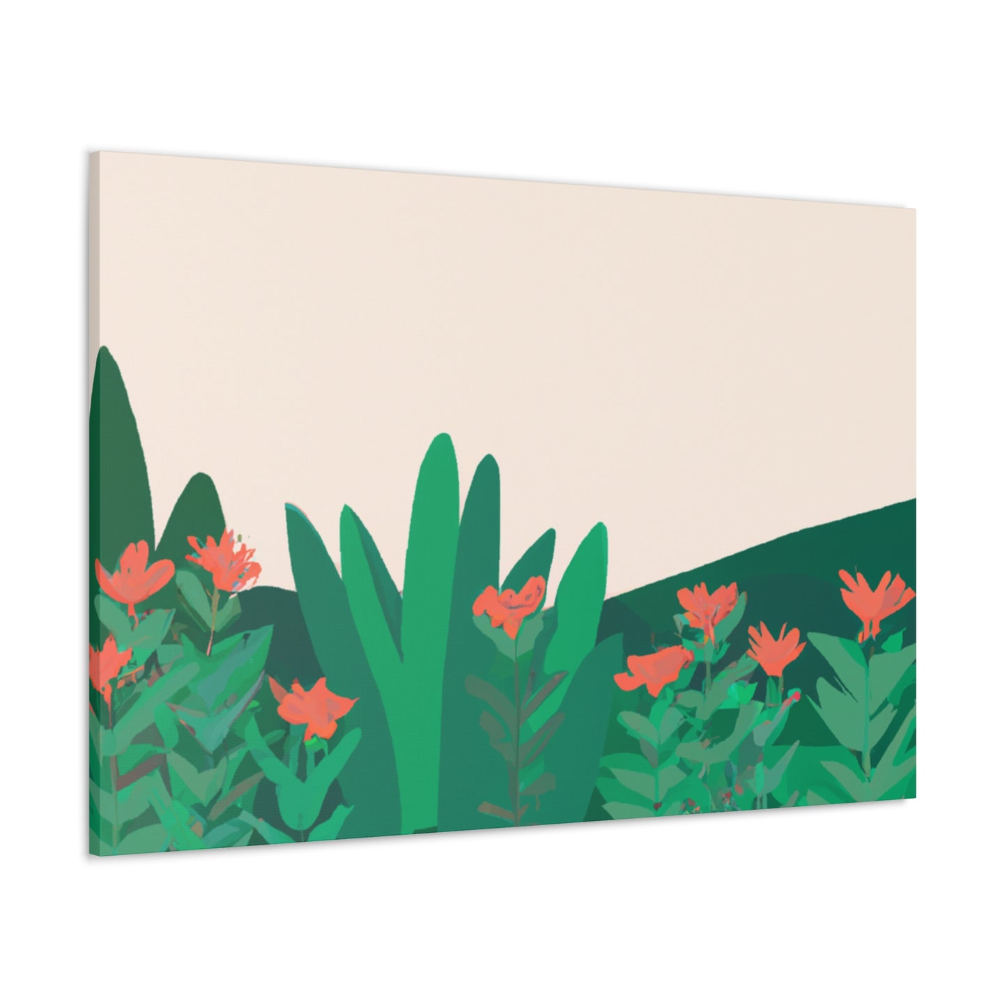 Butterfly Blooms Landscape - Canvas