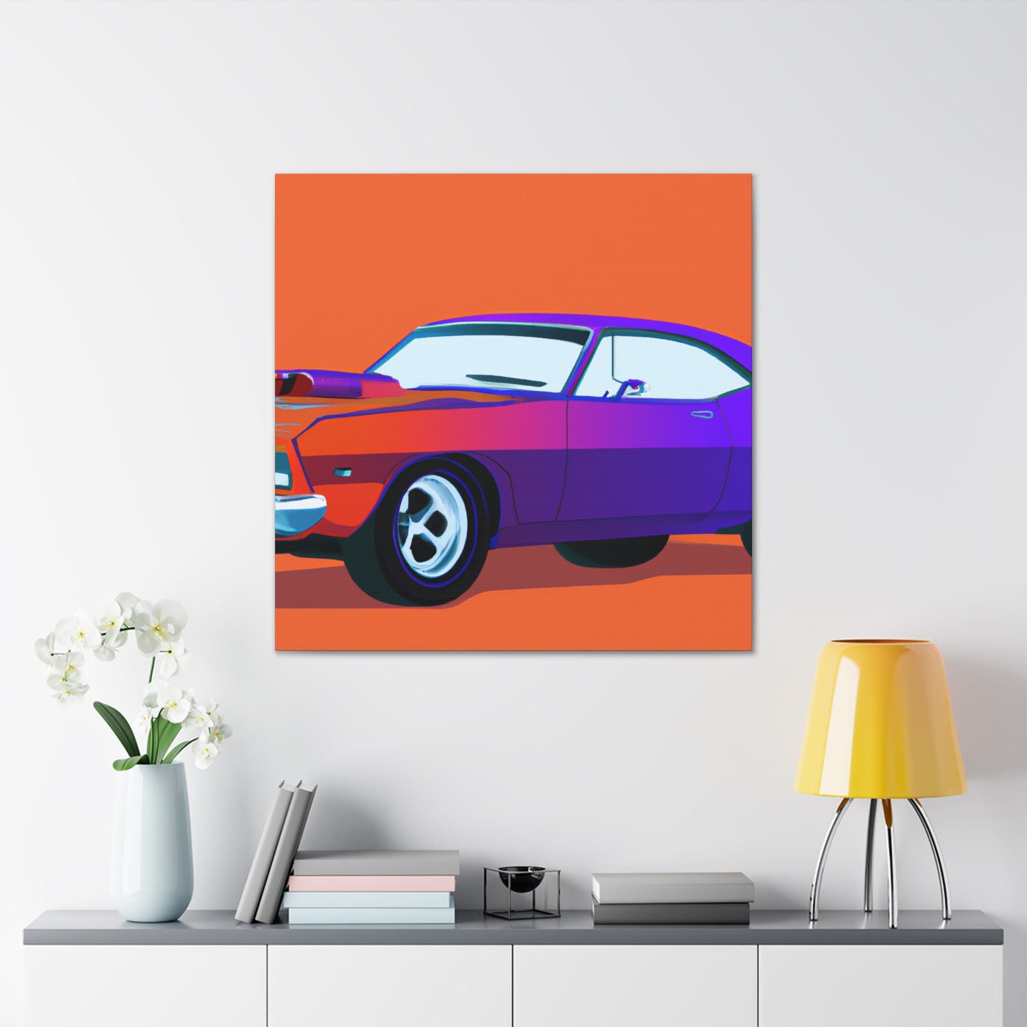 The Steamer - Automobile - Canvas