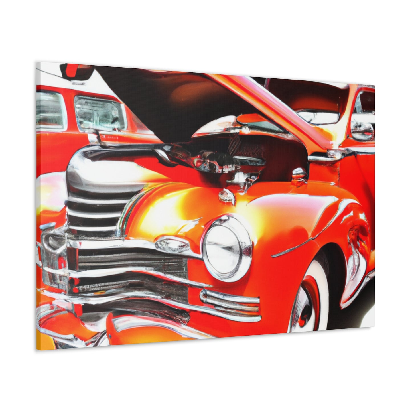 Redish Relic - Automobile Canvas