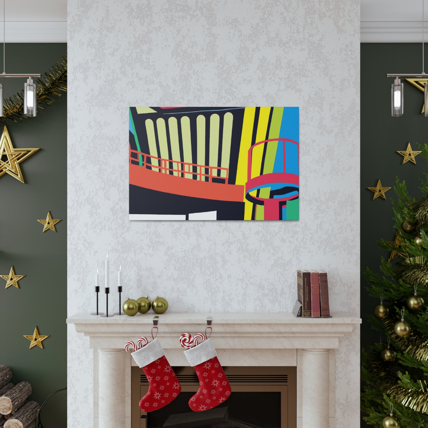 Bridge Balcony - Canvas Pop Art