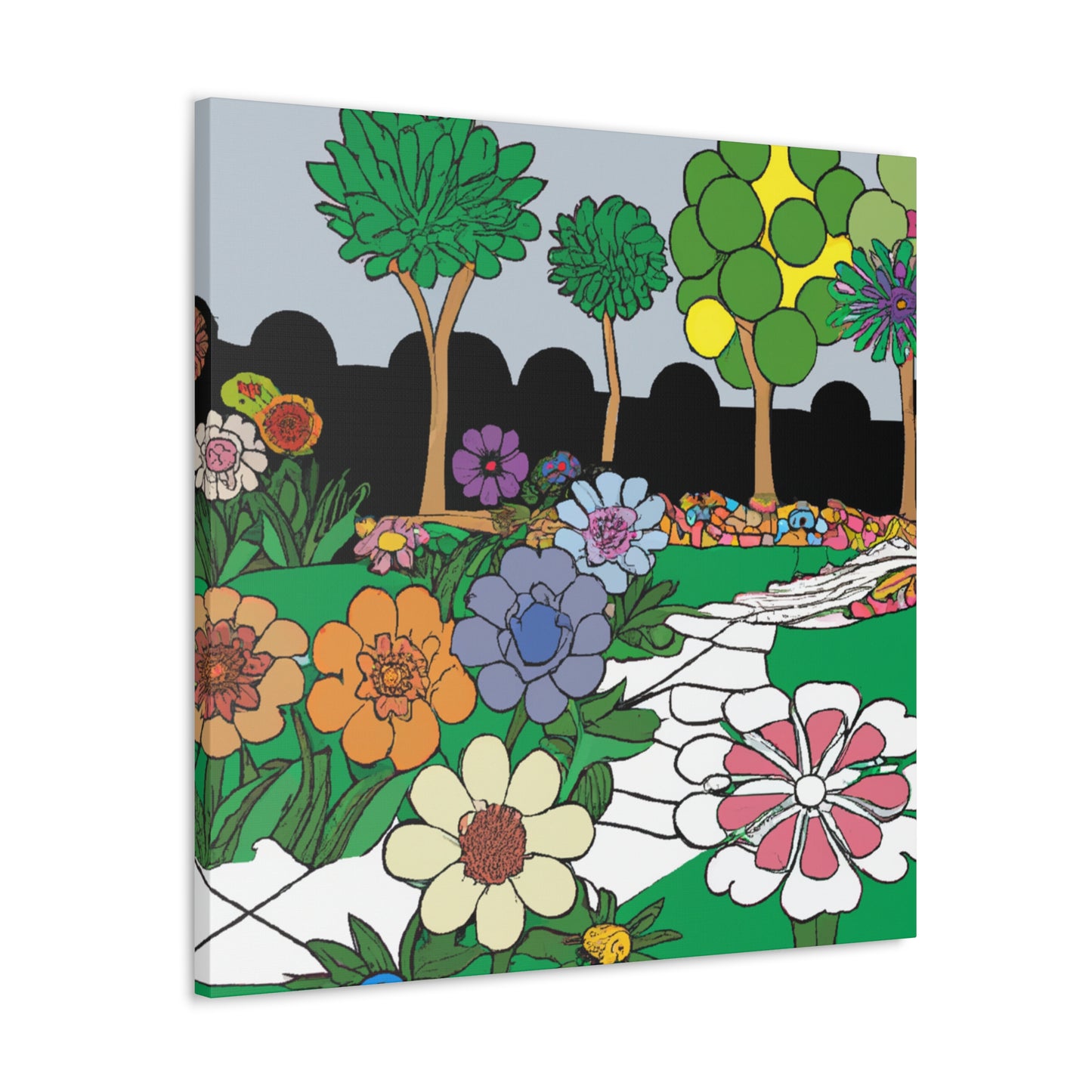 Gardenia Glade - Landscape - Canvas