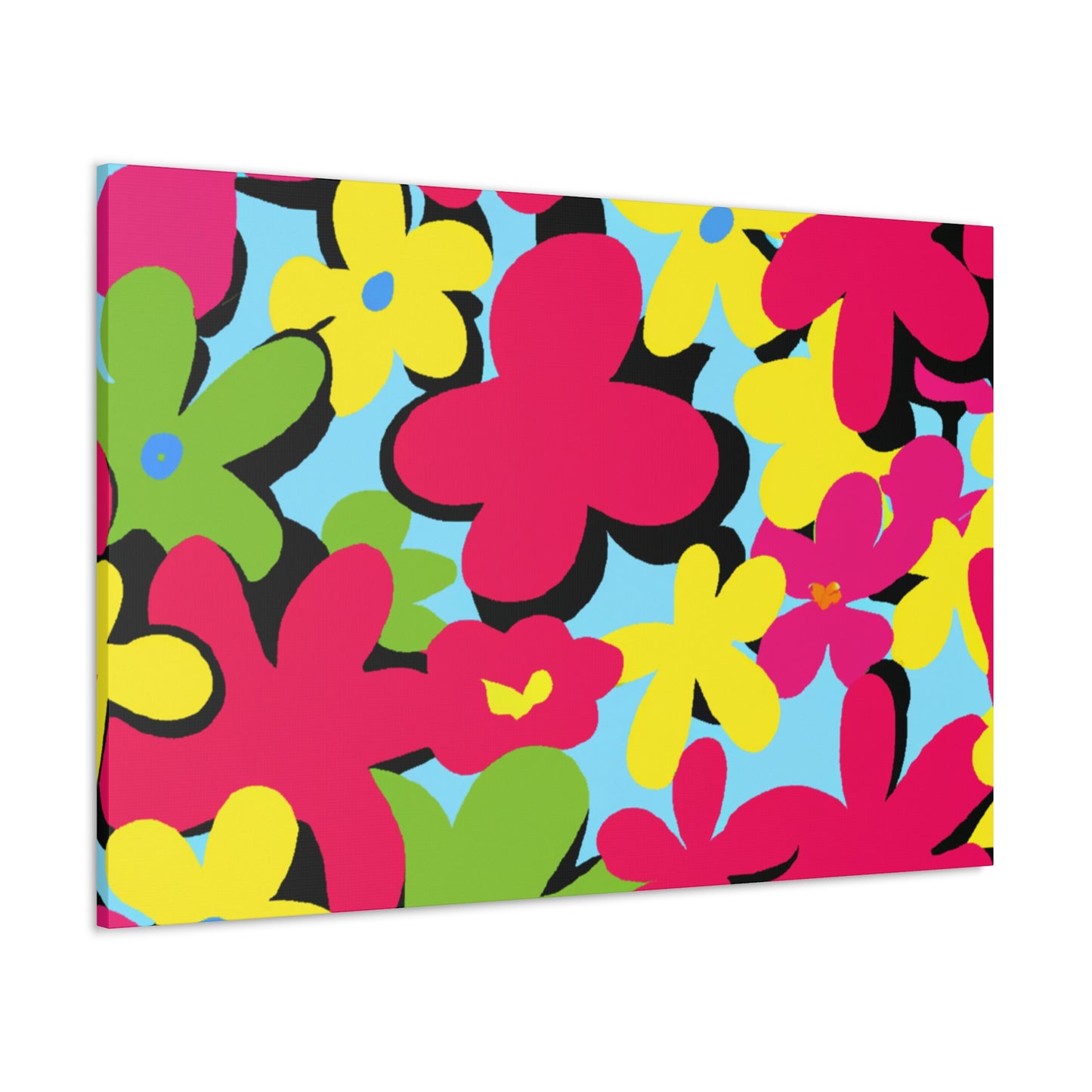 Flower Fields of Fortune - Floral Canvas