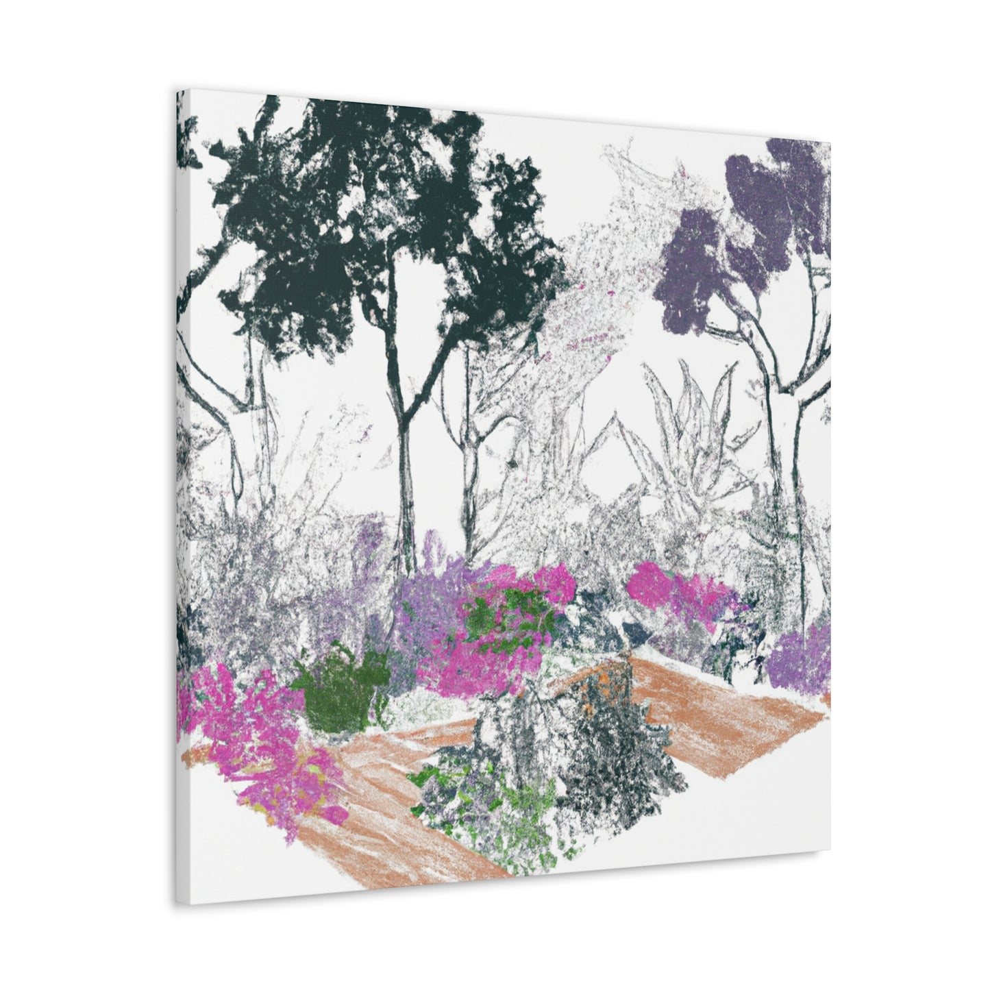 Garden Blooms - Landscape - Canvas