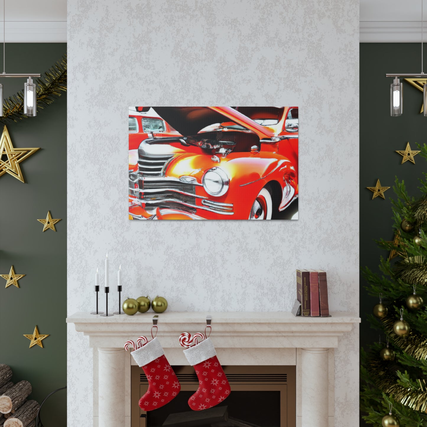 Redish Relic - Automobile Canvas