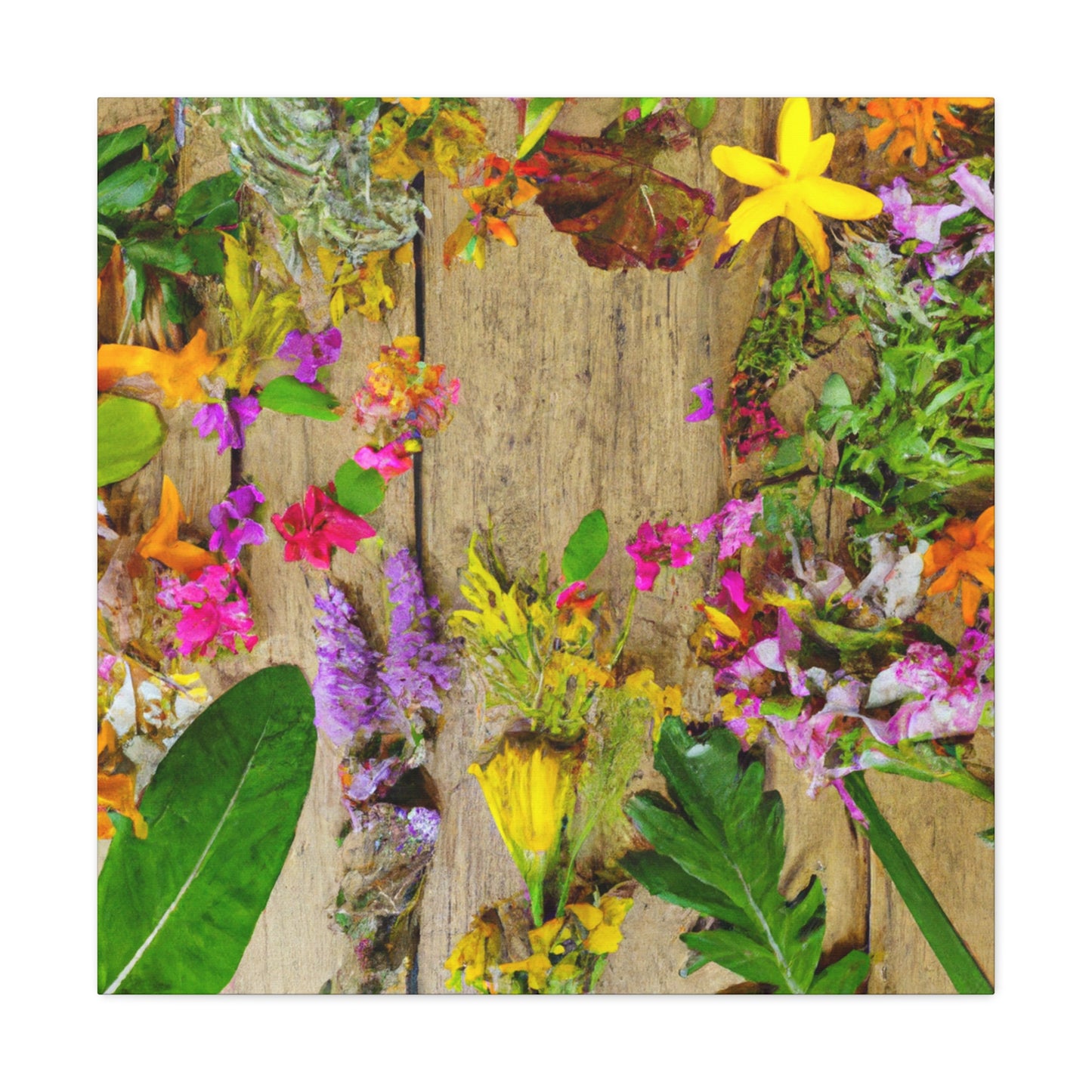 "Butterfly Blooms" - Canvas - Floral
