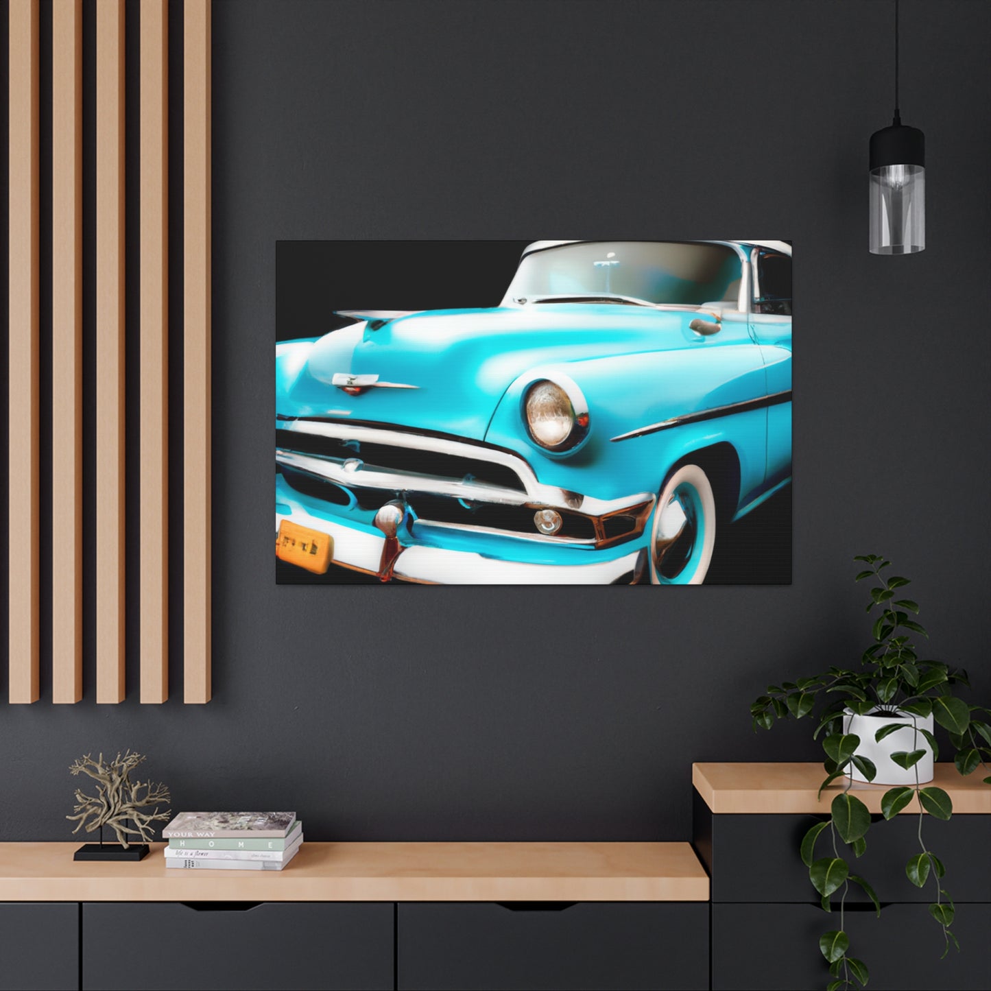 "Marine Marvel" - Automobile Canvas