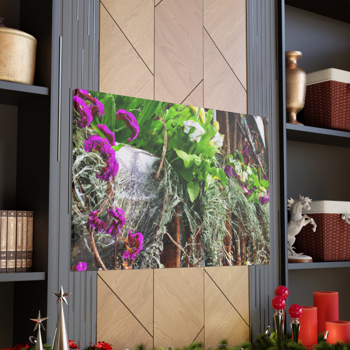 "Garden of Abundance" - Floral Canvas