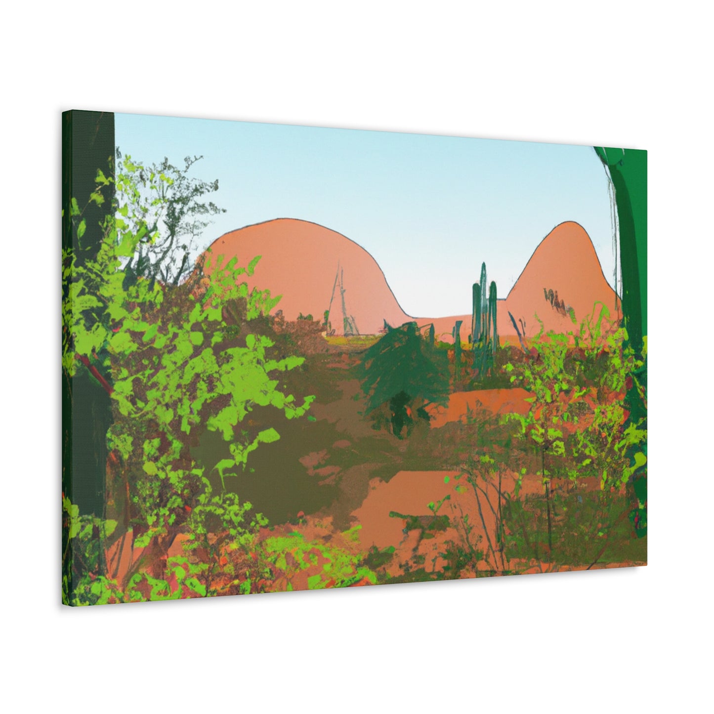Sandy Oasis - Landscape - Canvas