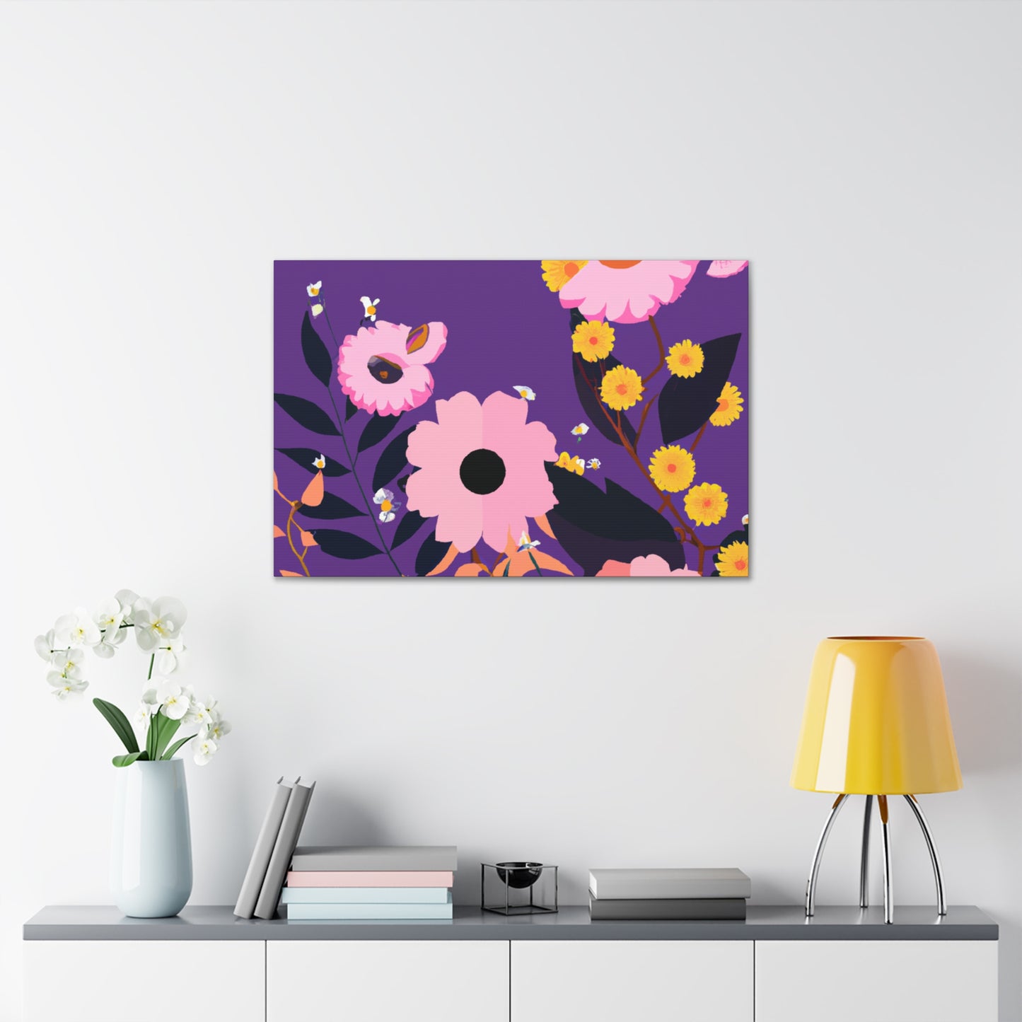 Blossomella - Floral - Canvas