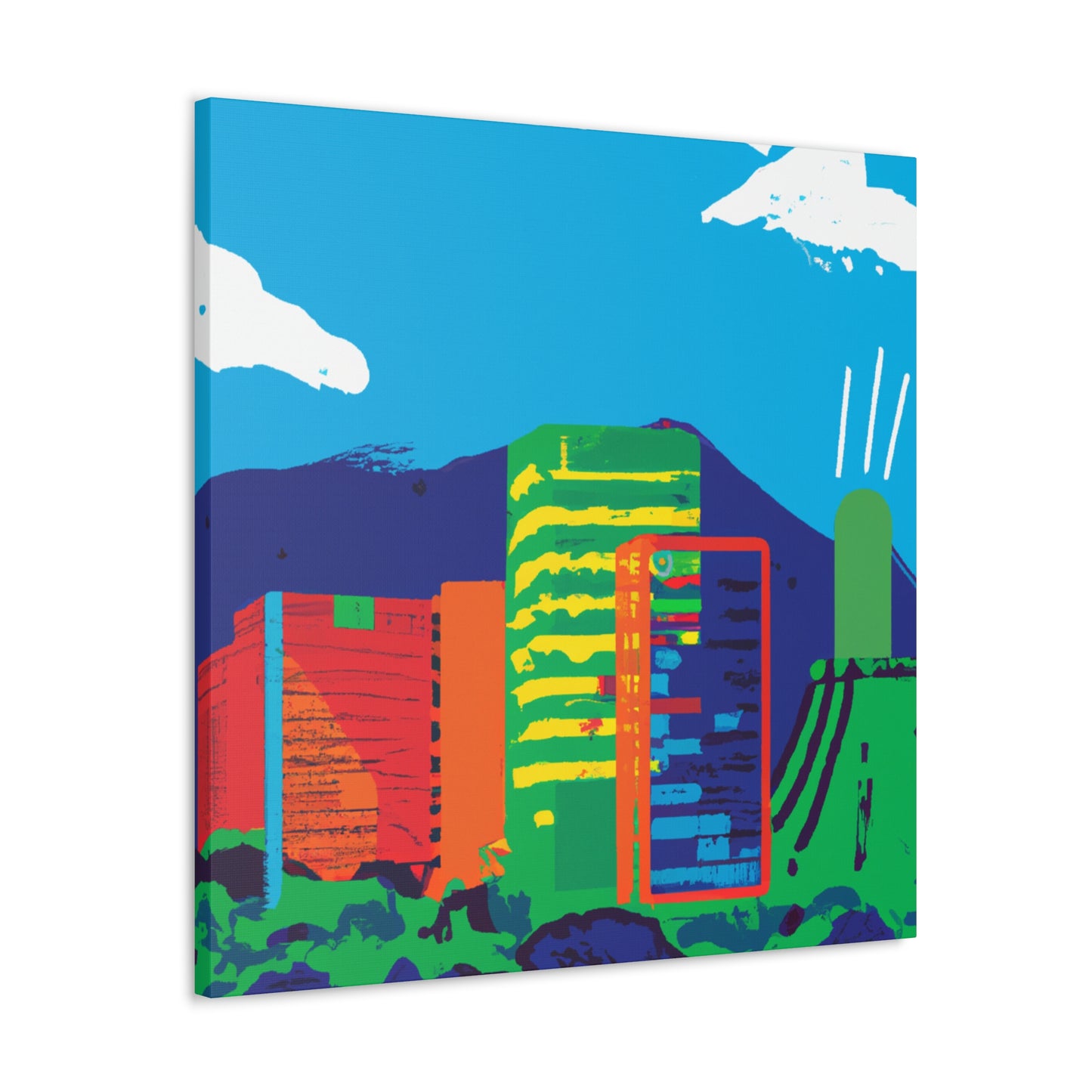 Azteca Luna - South America - Canvas