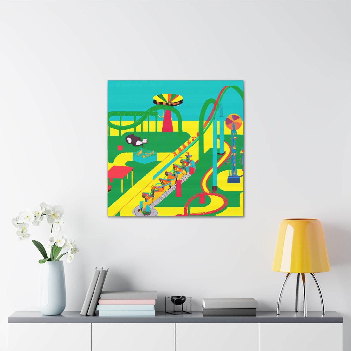 Cotton Candy Kingdom - Amusement - Canvas