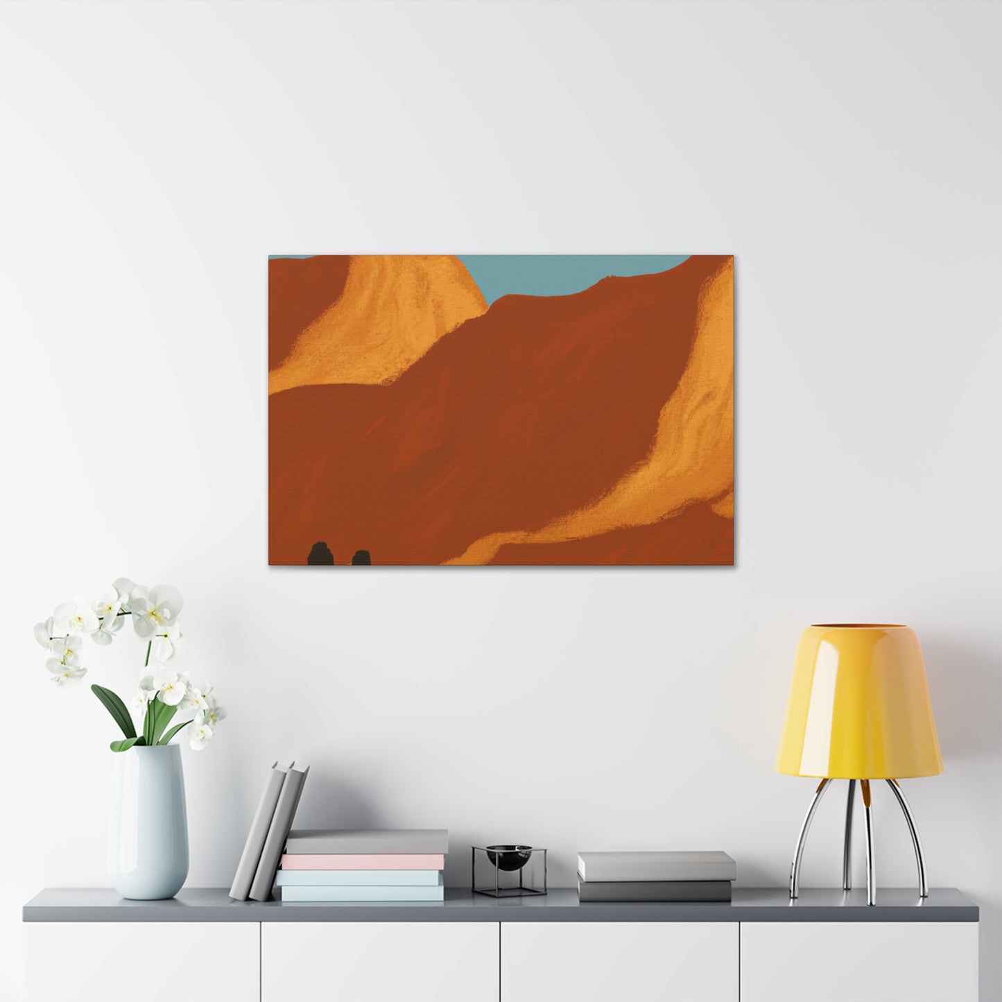 Retro Revival - Vintage Contemporary - Desert - Canvas